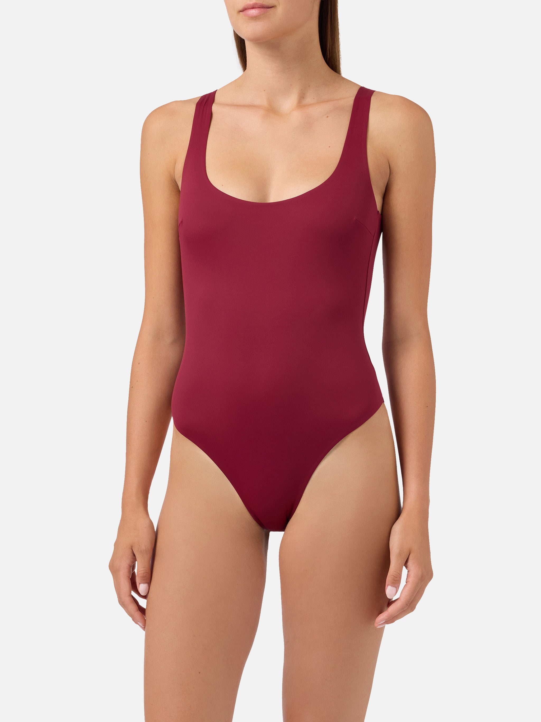 mc2-saint-barth-cassandra-costume-intero-donna-bordeaux-scollo-quadrato image 2