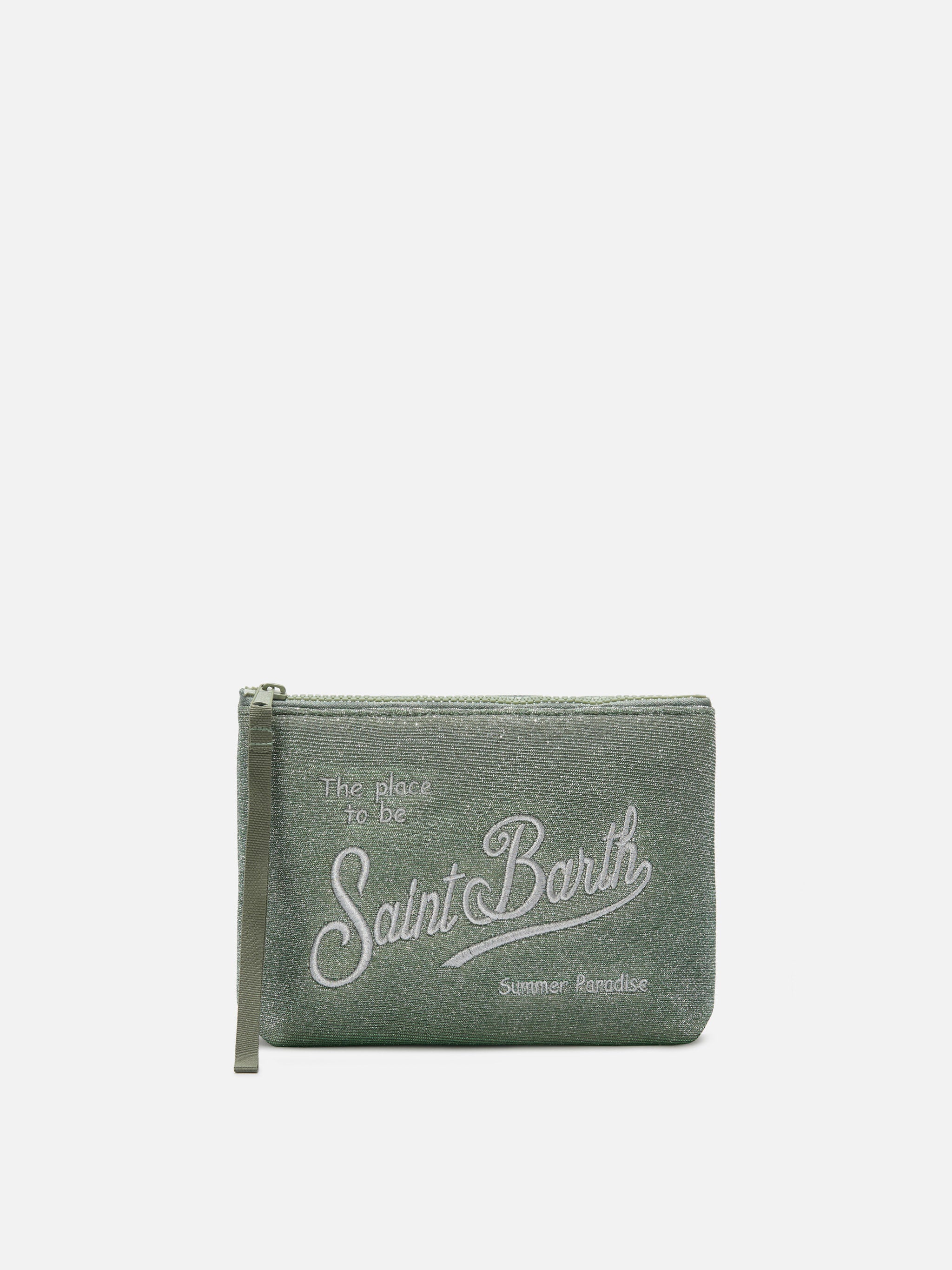 mc2-saint-barth-aline-lurex-pochette-verde-acqua-effetto-shimmer image 1
