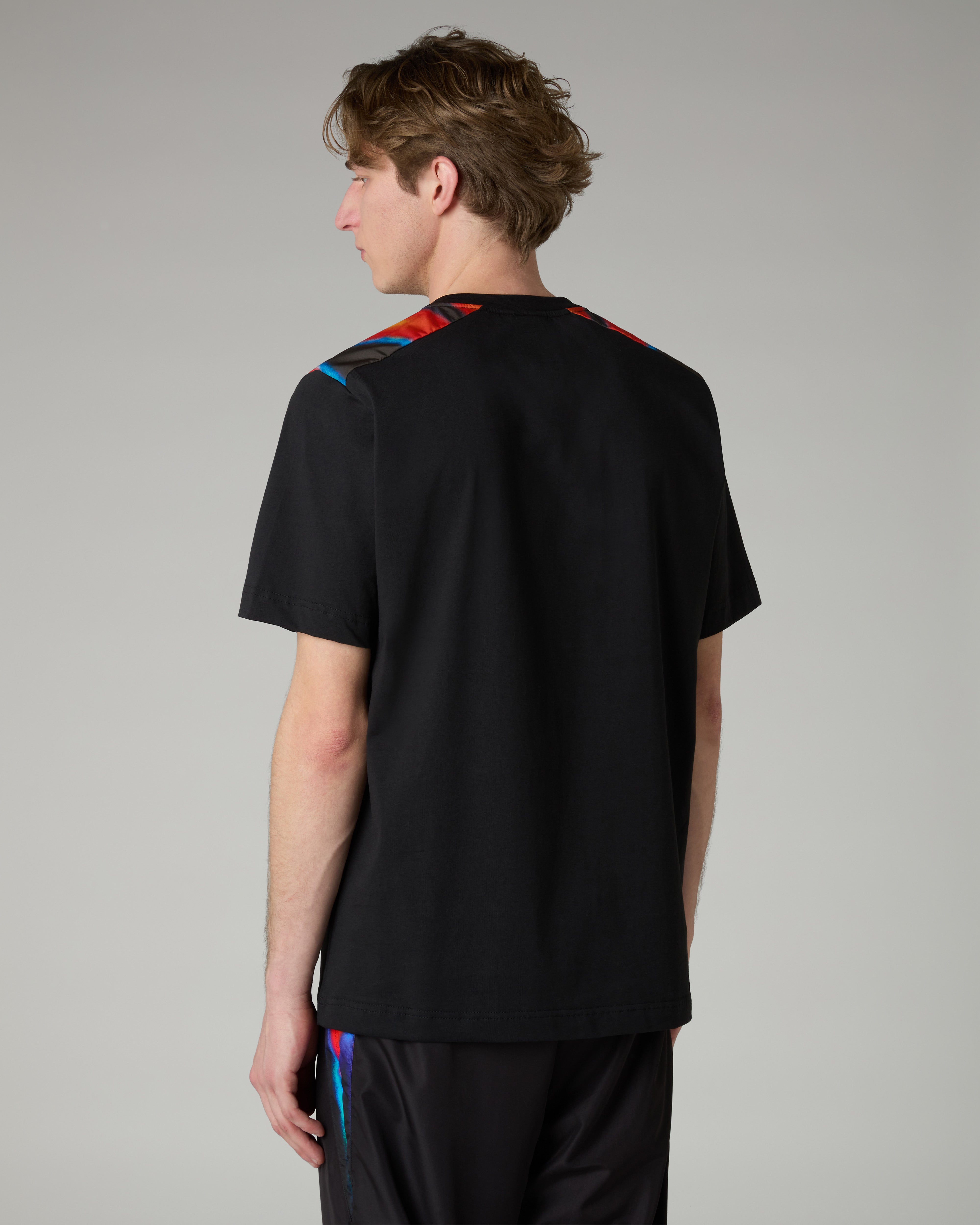 australian-fuel-t-shirt-cotone-nero-con-inserti-tecnici image 3