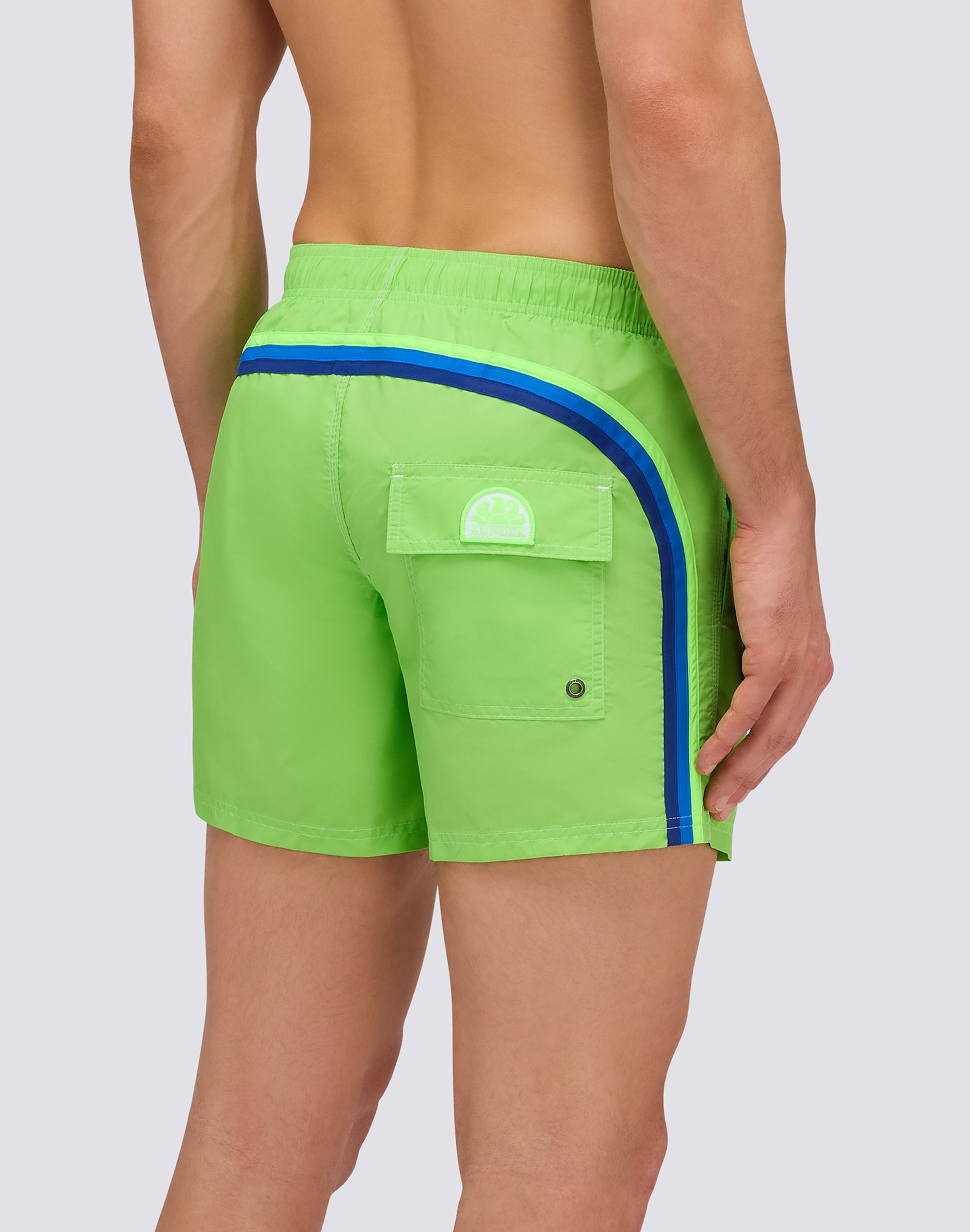 sundek-costume-boxer-uomo-vita-elasticata-iconic-taffeta-m504bdta100 image 1