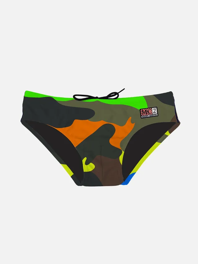 mc2-saint-barth-virgo-slip-bagno-bambino-mimetico-multicolore-fluo image 1