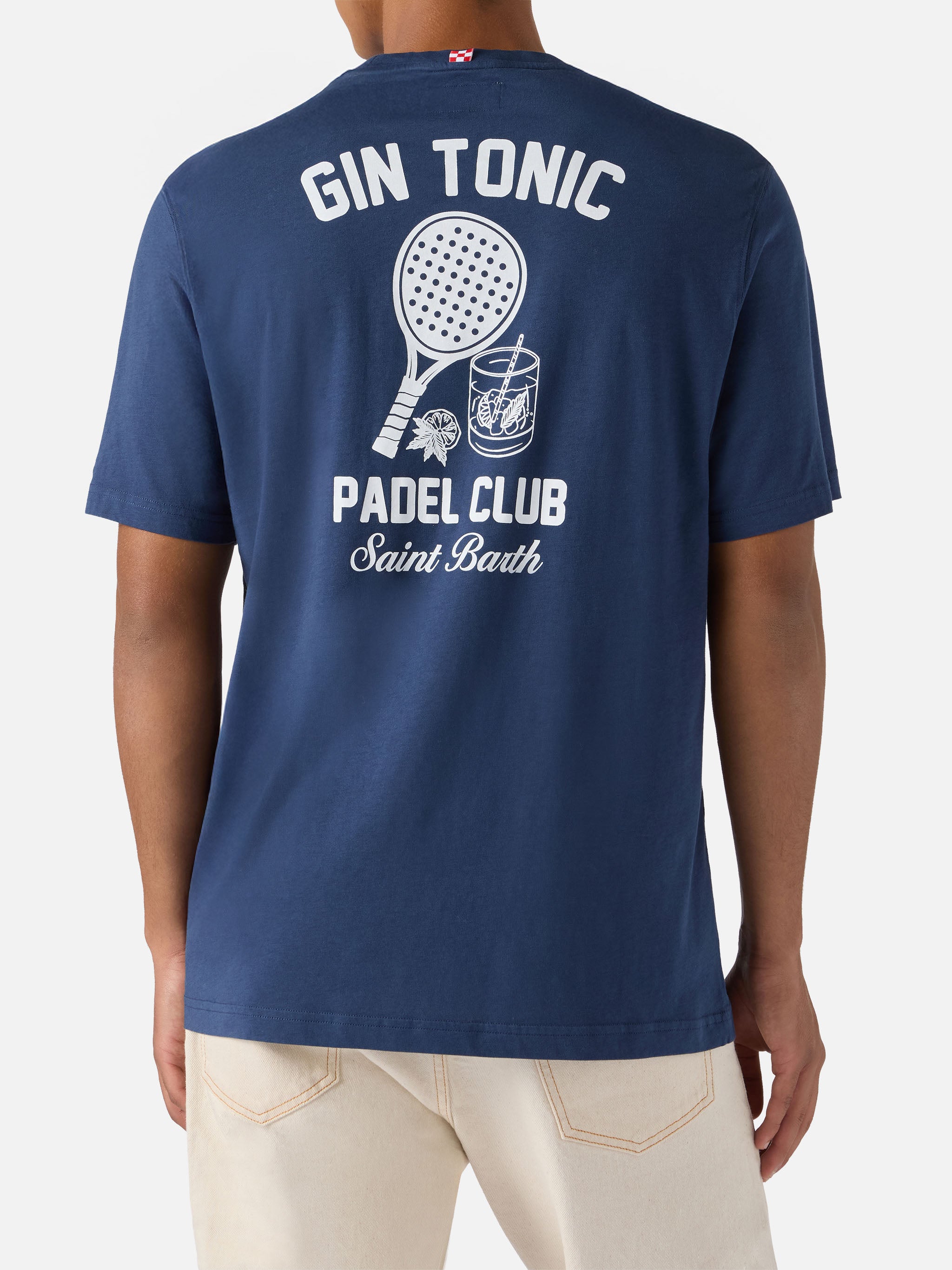 mc2-saint-barth-arnott-t-shirt-uomo-cotone-blu-navy-gin-tonic-padel-club image 2
