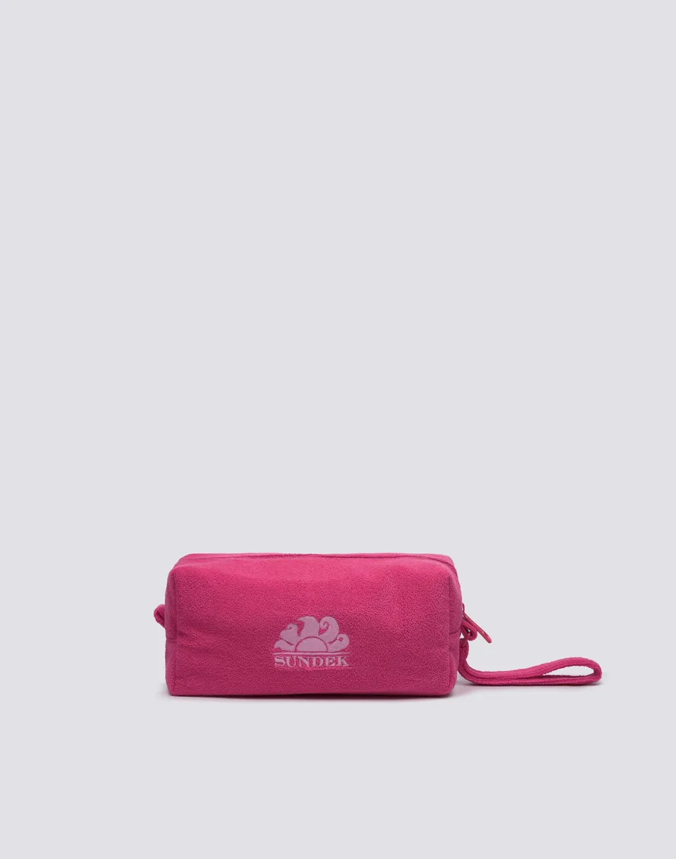 sundek-beauty-case-in-spugna-donna-con-logo-ricamato image 1