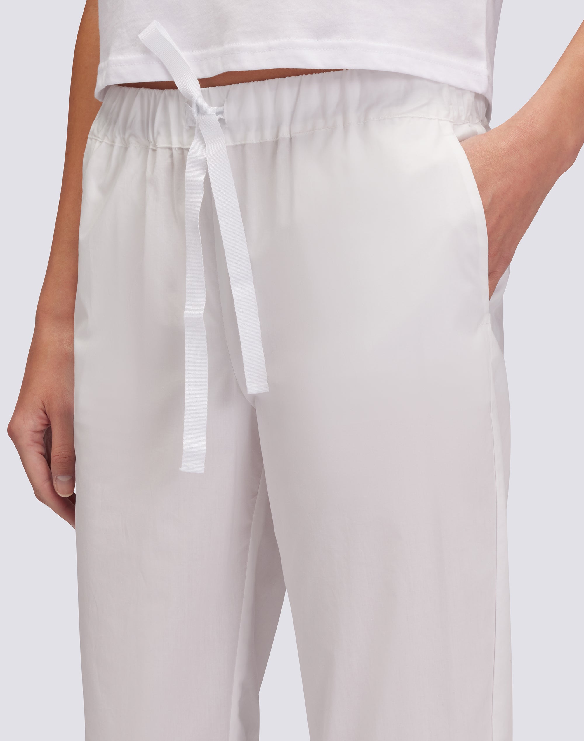 sundek-pantaloni-lunghi-in-popeline-donna-regular-a-sigaretta image 4
