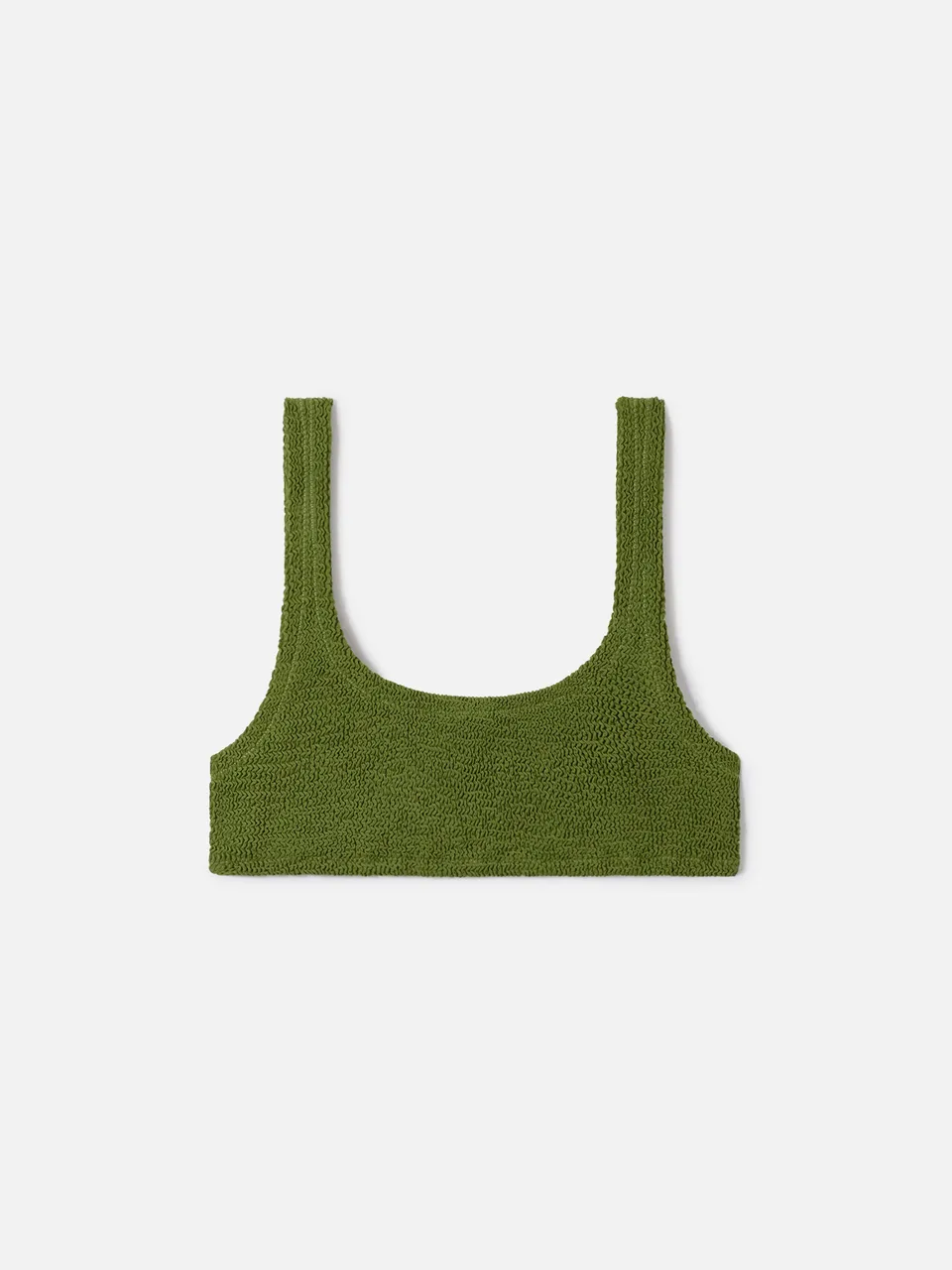 mc2-saint-barth-naima-top-bikini-bralette-donna-verde-militare-crinkle image 1