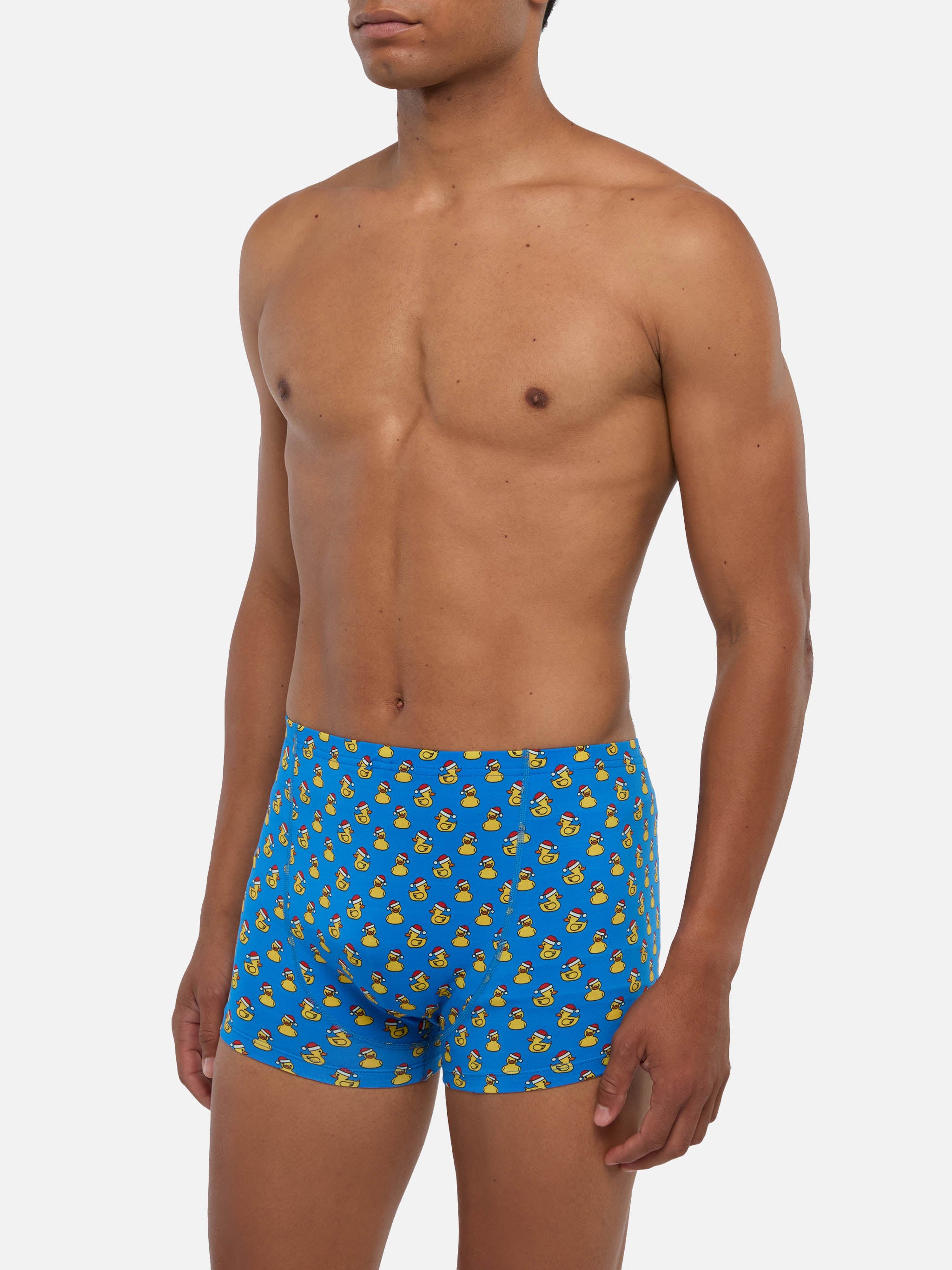 boxer-uomo-mc2-saint-barth-howard-in-microfibra-stretch-stampa-paperelle image 2