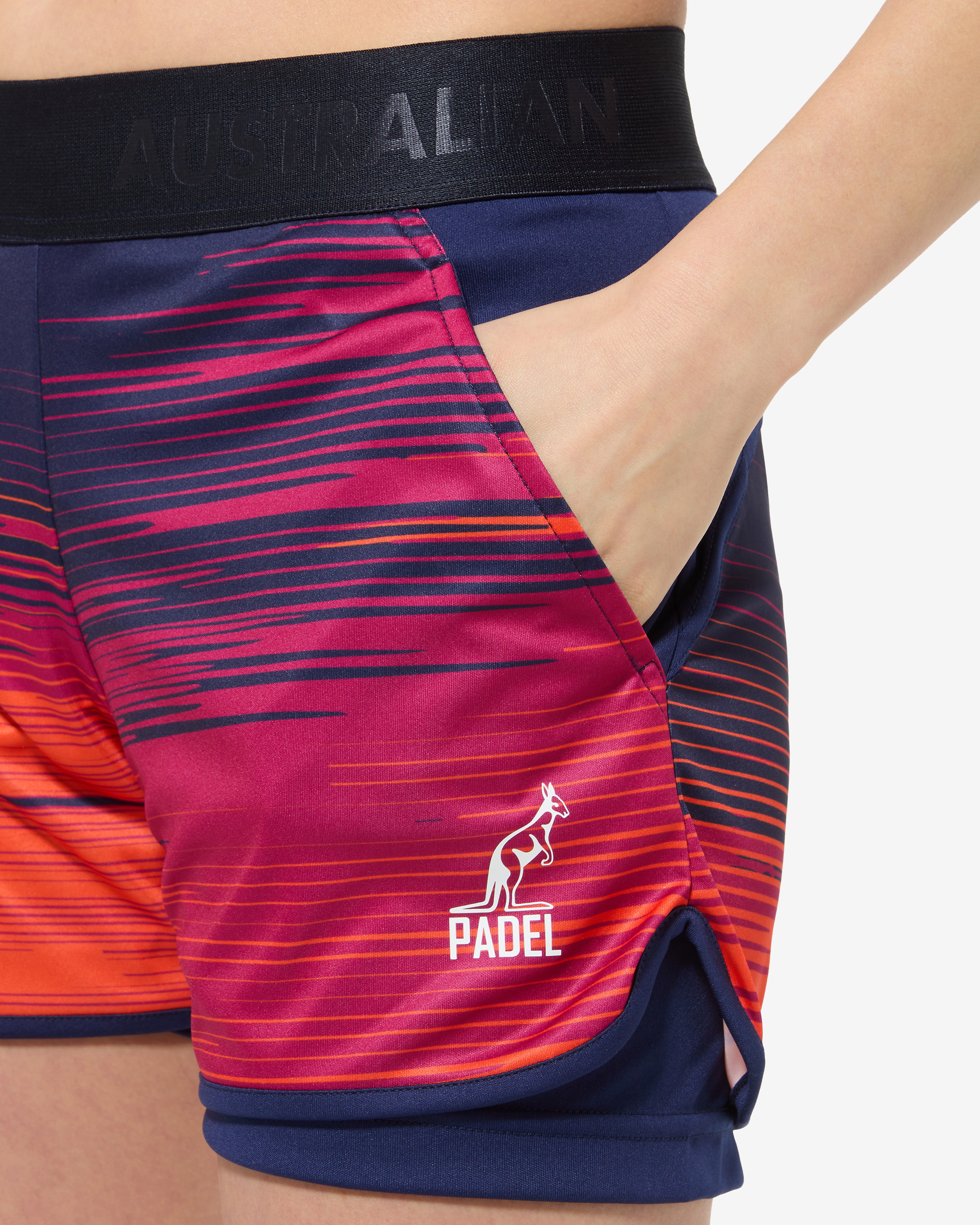australian-gradient-lines-short-pantaloncino-padel-blu-cosmo image 4