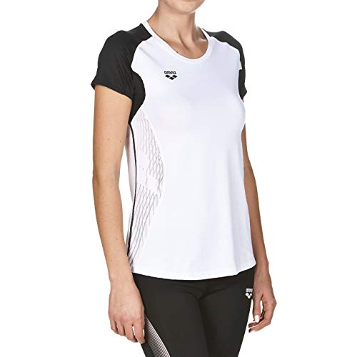 arena-w-run-s-s-panel-maglia-sportiva-donna-manica-corta image 7