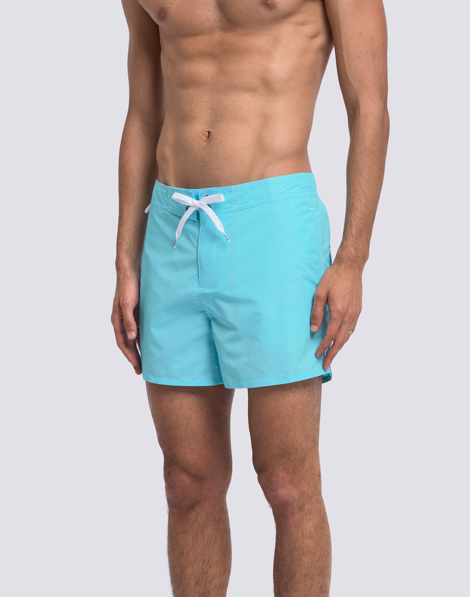 sundek-iconic-costume-mare-uomo-corto-taffeta-vita-semi-elasticata-35-cm image 4