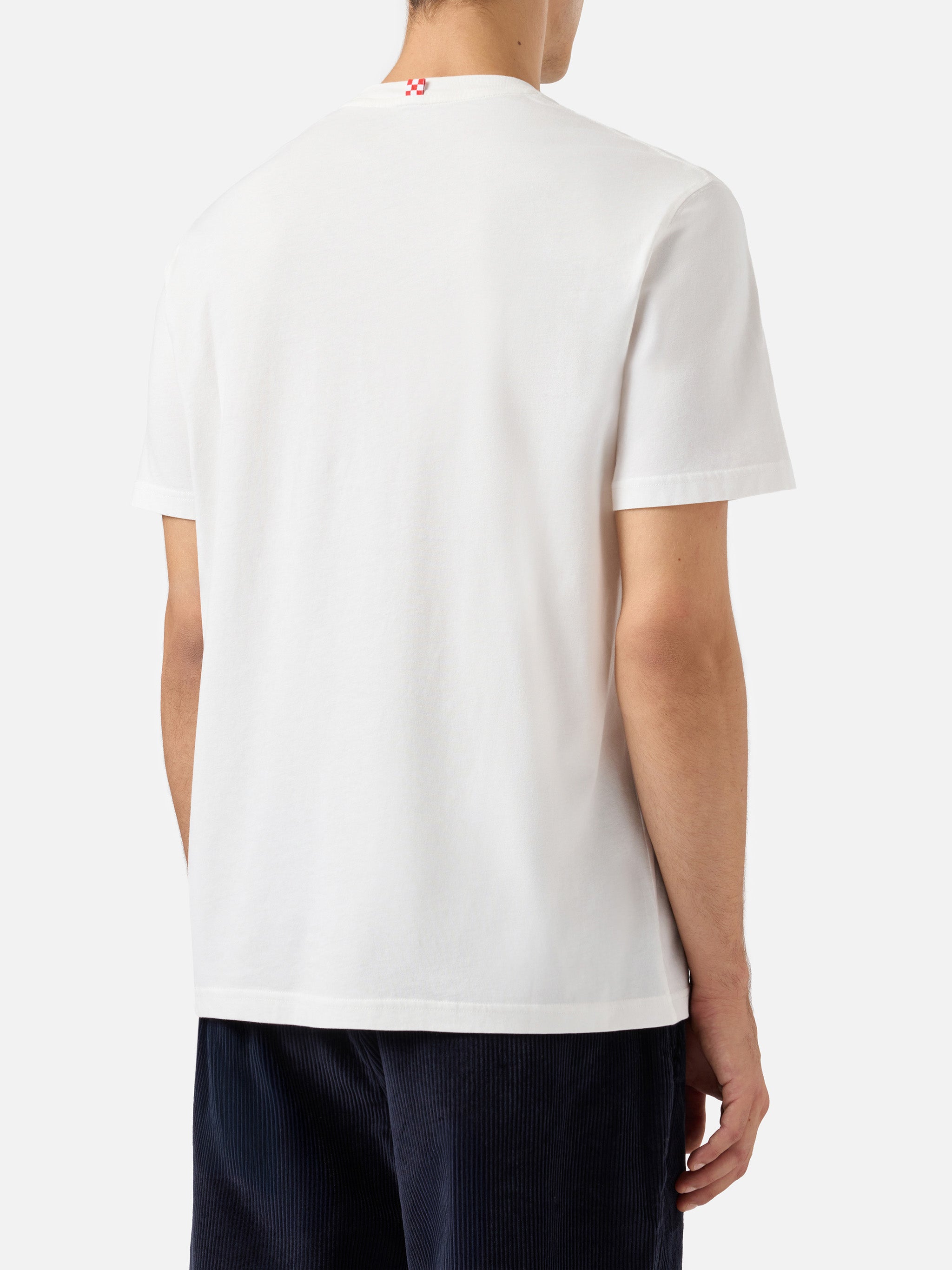 t-shirt-mc2-saint-barth-arnott-warm-in-cotone-smerigliato-stampa-flock-locandina image 4