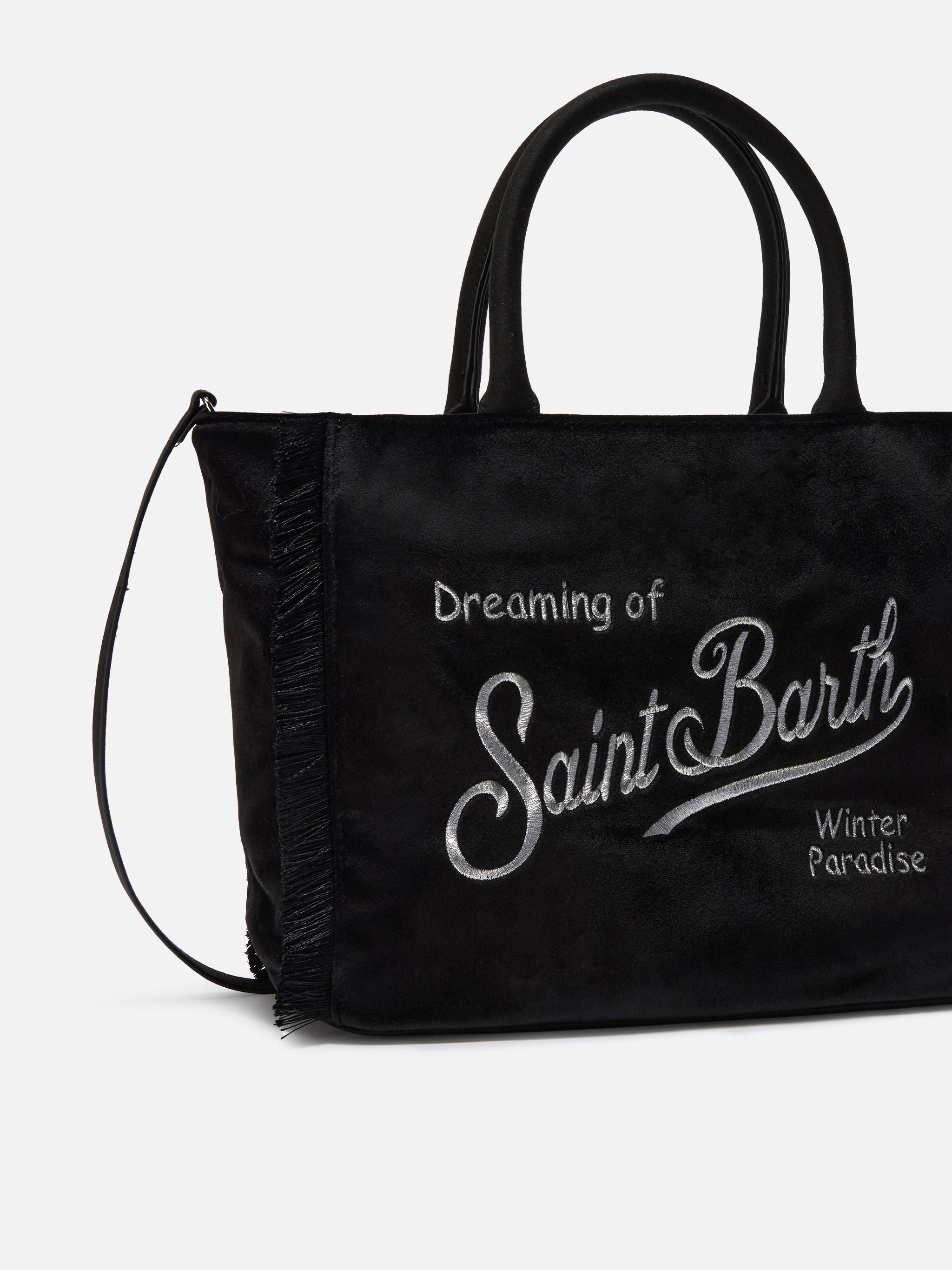 mc2-saint-barth-borsa-colette-velvet-nera image 3