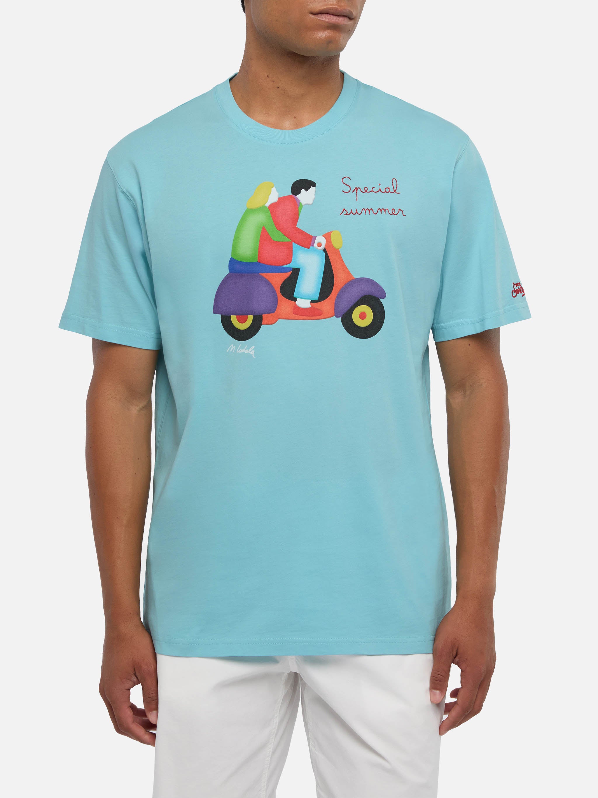 t-shirt-uomo-mc2-saint-barth-man-stampa-scooter-lodola-special-edition image 3