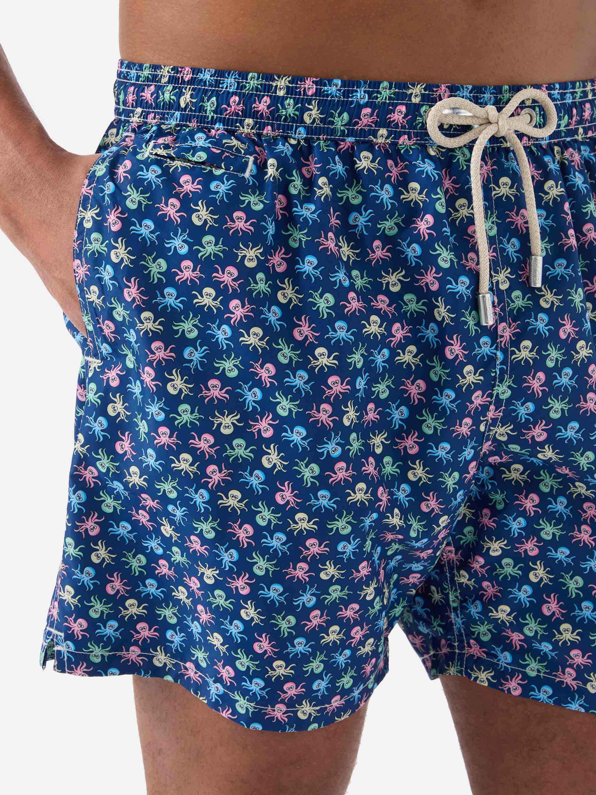 mc2-saint-barth-lighting-costume-mare-uomo-blu-navy-stampa-polipetti image 4