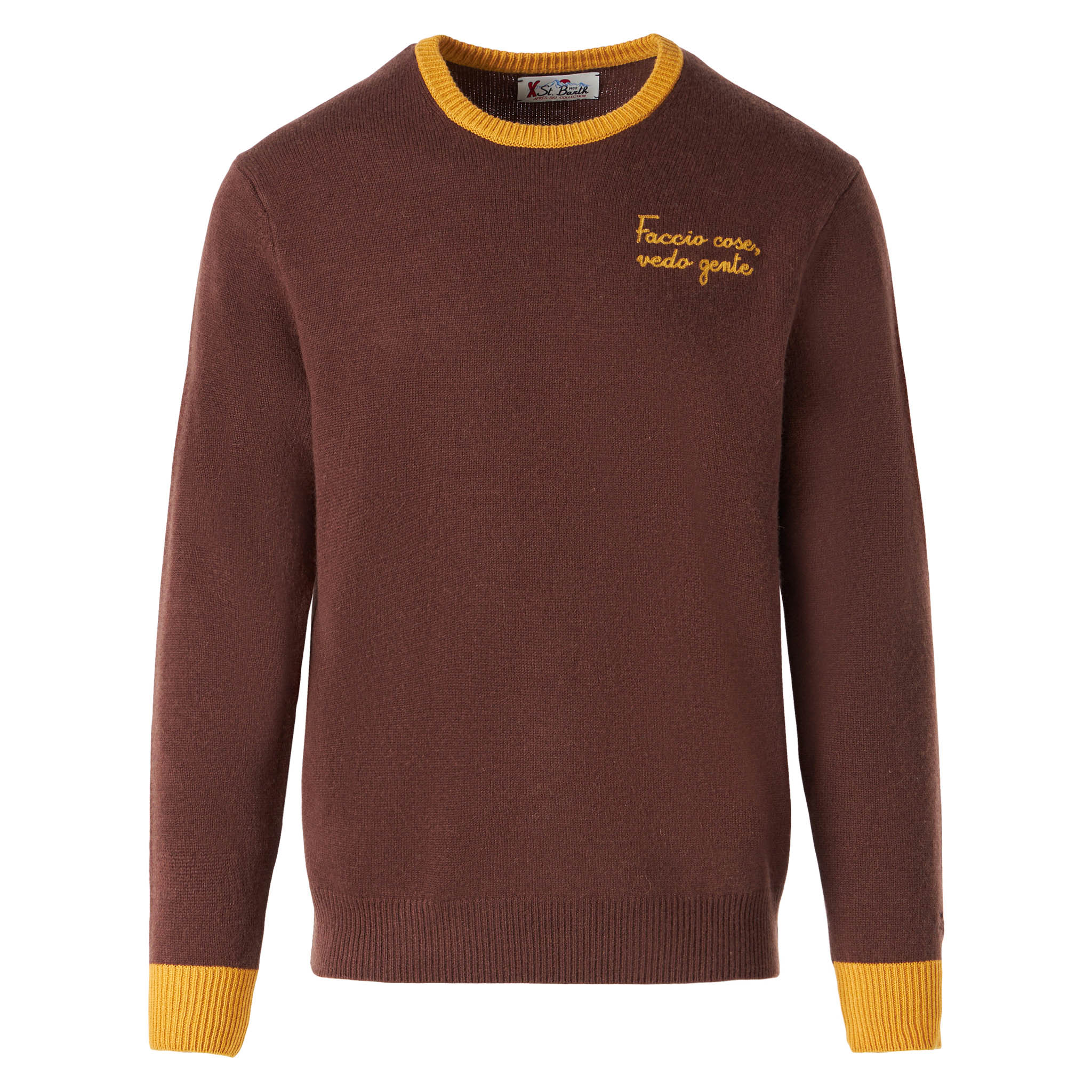 mc2-saint-barth-maglia-heron-ricamo-faccio-cose-vedo-gente-misto-cashmere image 5