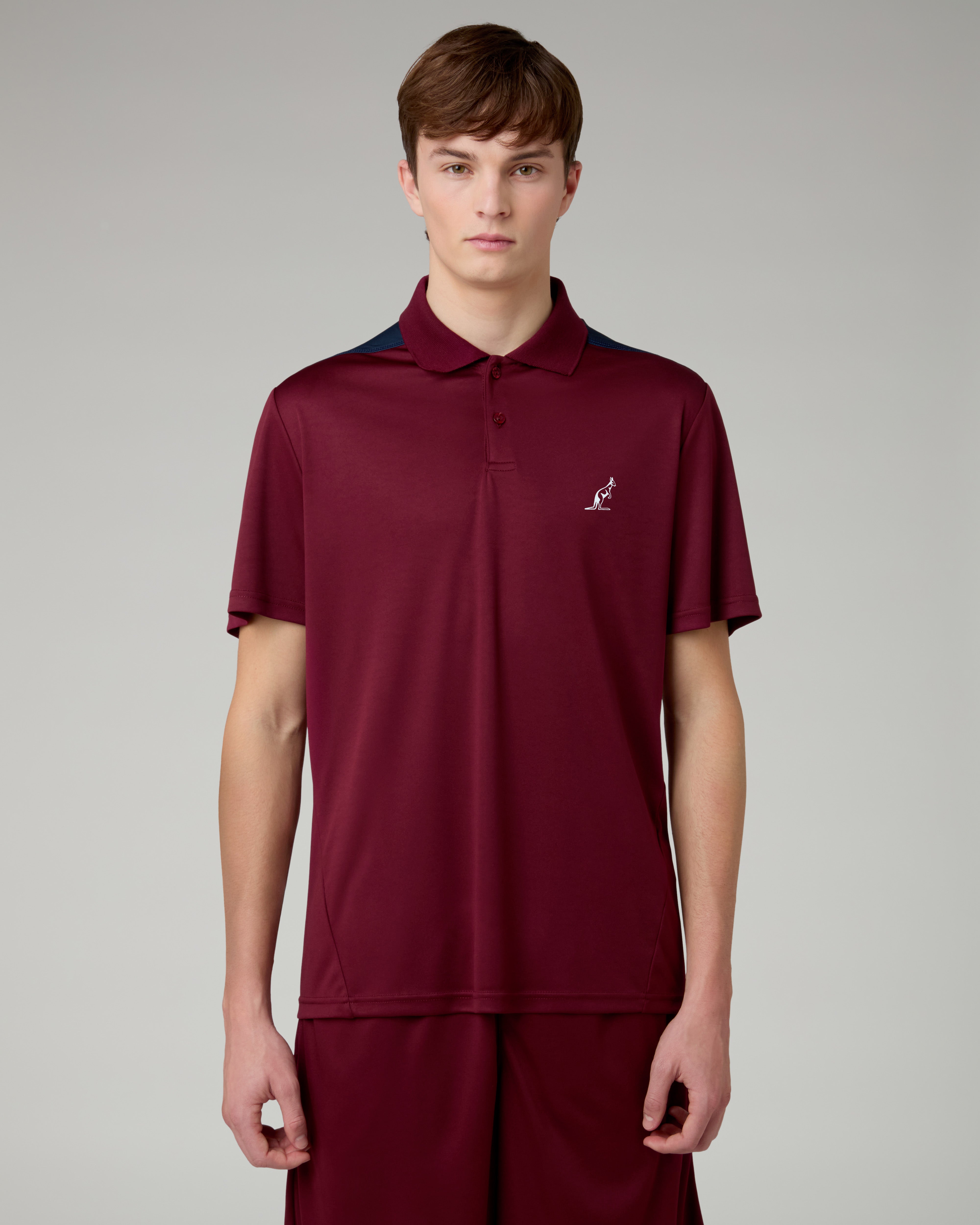 australian-court-polo-shirt-tennis-in-tessuto-ace-rubino image 1