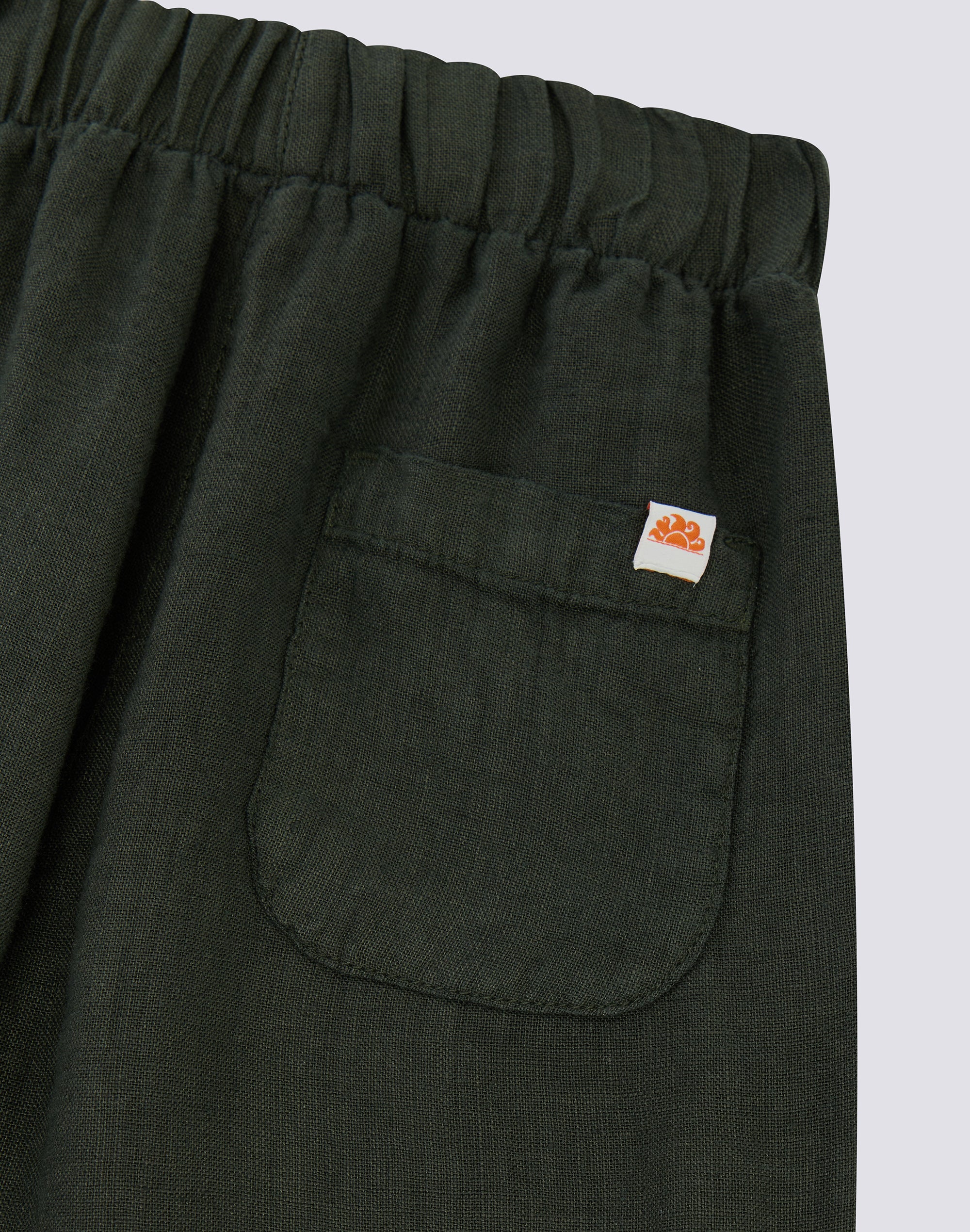 sundek-b015wkli5tc-walkshorts-bambino-in-lino-tinto-capo image 3