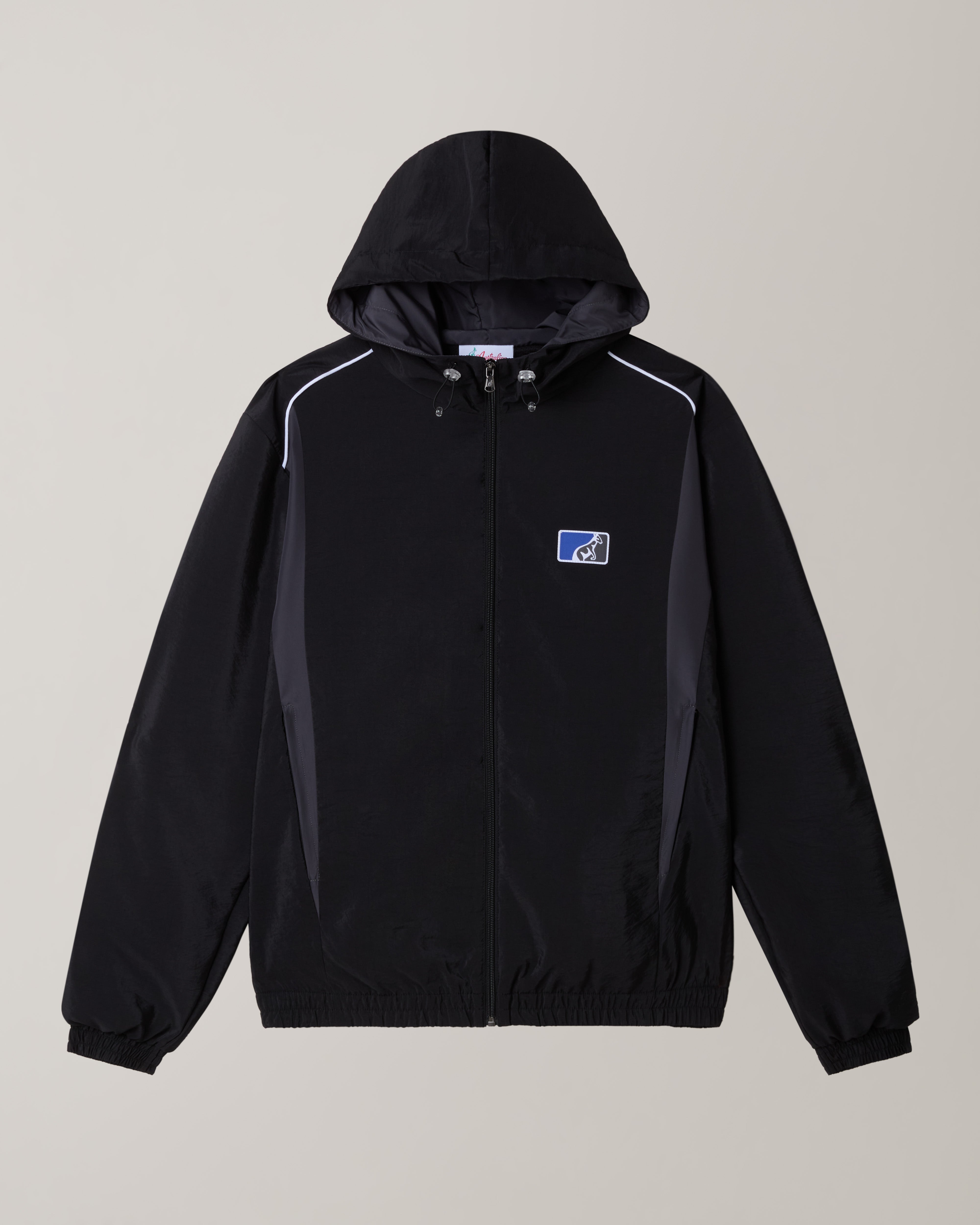 australian-poison-track-jacket-cappuccio-full-zip-nera image 6
