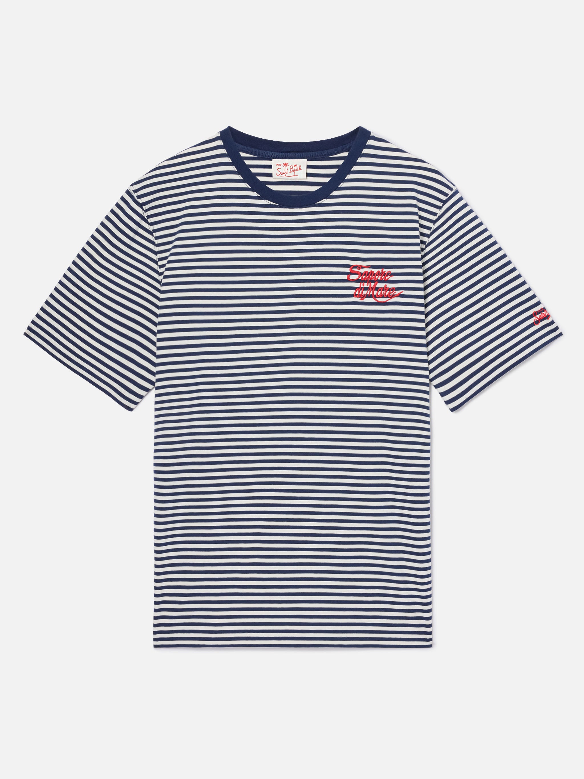 t-shirt-mc2-saint-barth-portofino-a-righe-blu-con-ricamo-sapore-di-mare-edizione image 5