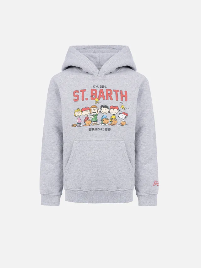 mc2-saint-barth-oliver-felpa-bambino-grigia-peanuts-snoopy-special-edition image 1