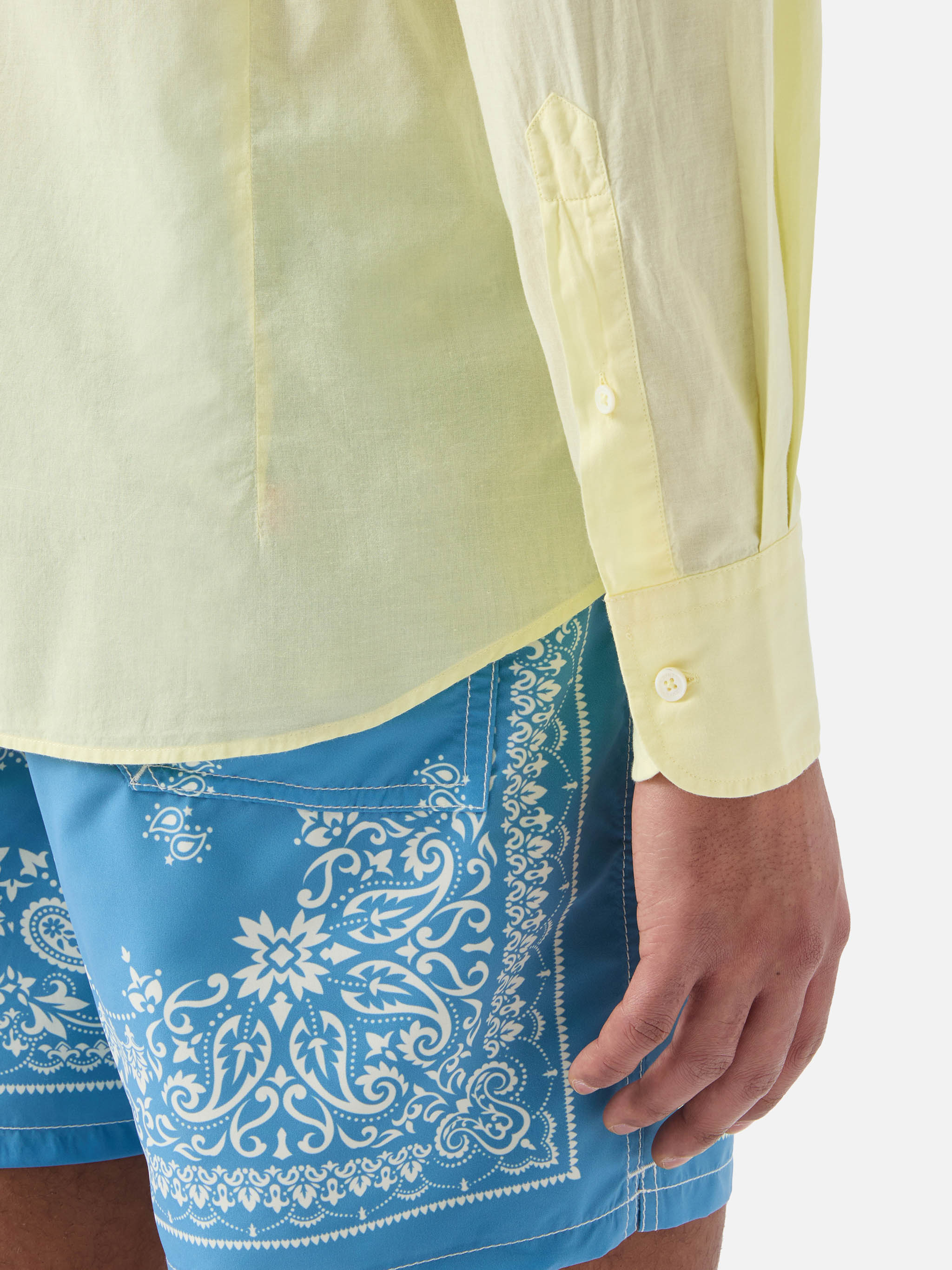 mc2-saint-barth-camicia-chemise-uomo-in-voile-cotone-burro image 4