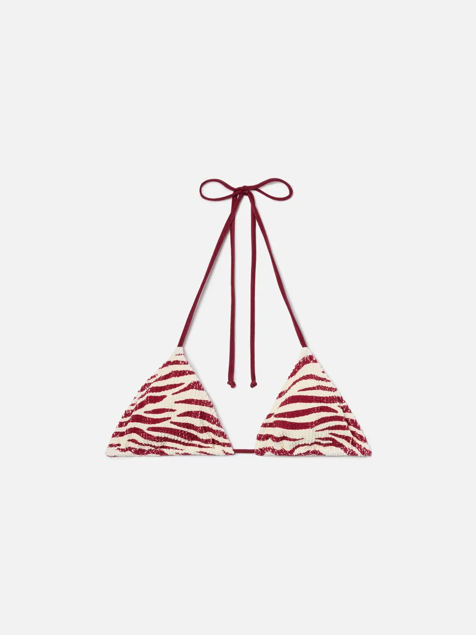 mc2-saint-barth-top-bikini-leah-triangolo-in-tessuto-crinkle-zebrato-da-donna image 1