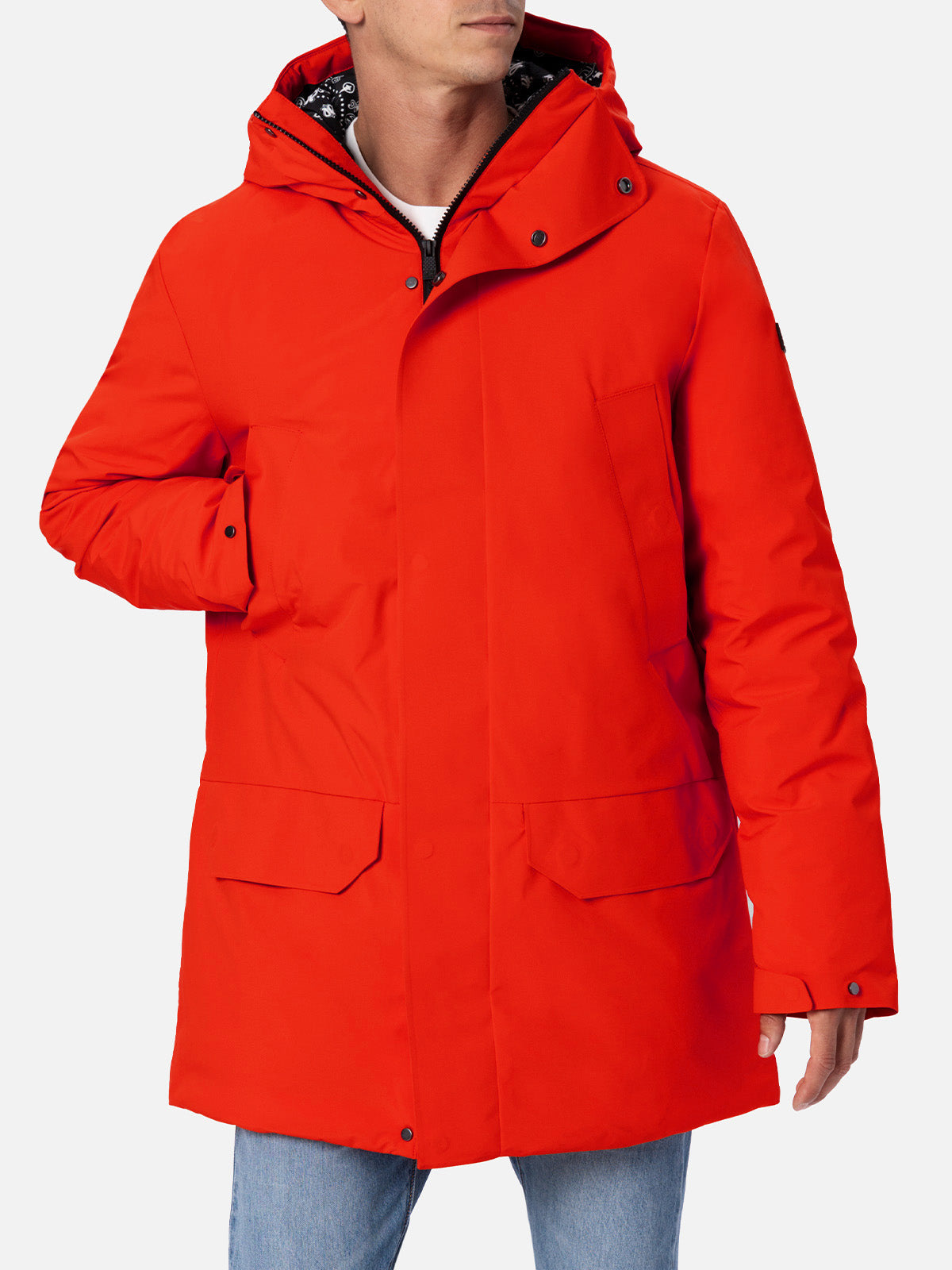 mc2-saint-barth-voyager-giacca-uomo-arancione-antivento-idrorepellente image 1