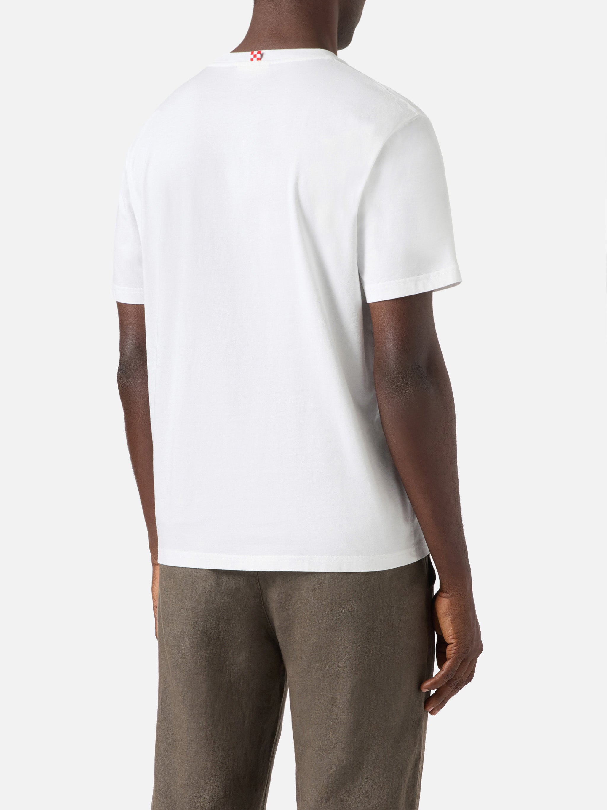 mc2-saint-barth-t-shirt-austin-uomo-bianca-cotone-time-is-money-orologio image 4