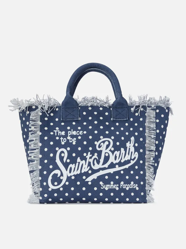 mc2-saint-barth-borsa-vanity-regular-in-canvas-con-stampa-pois image 1