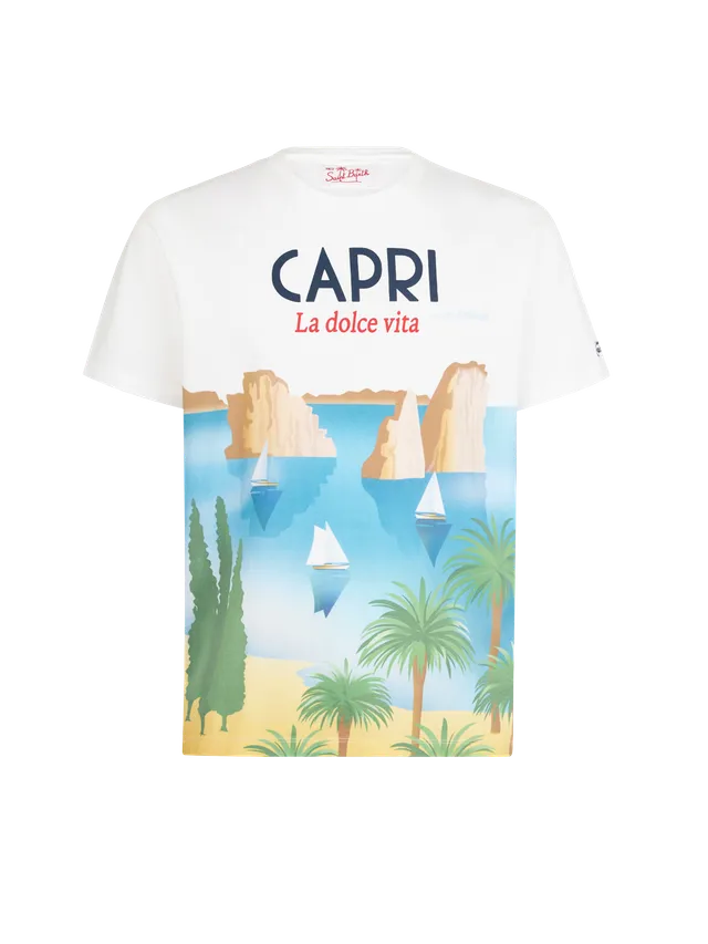 mc2-saint-barth-t-shirt-bambino-capri-stampa-cartolina-azzurra image 1