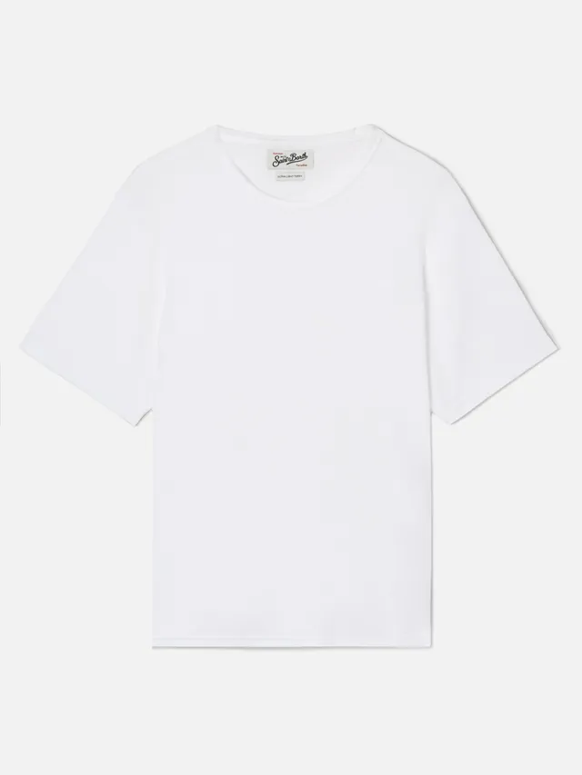 mc2-saint-barth-gary-t-shirt-in-misto-cotone-effetto-spugna-bianca-con-ricamo-lo image 1