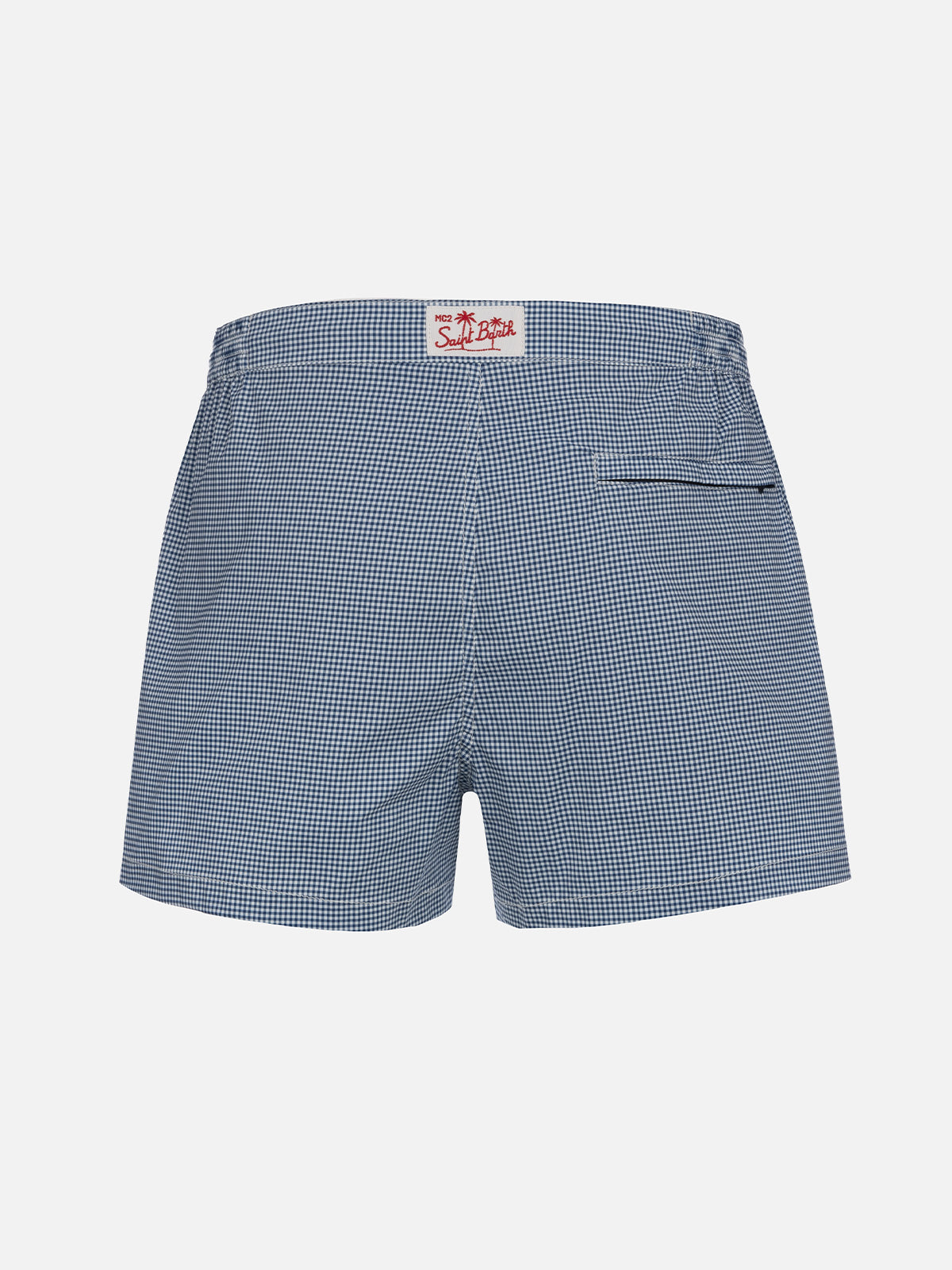 mc2-saint-barth-harrys-costume-uomo-vichy-blu-bianco-slim image 2