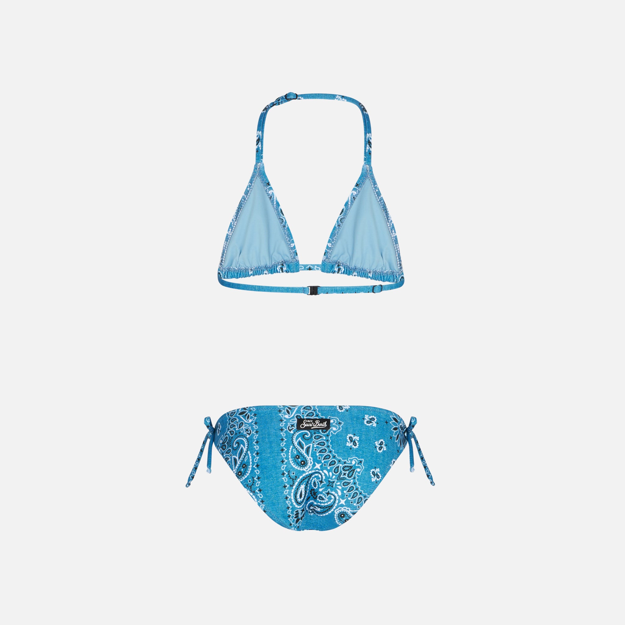 mc2-saint-barth-leah-bikini-bambina-triangolo-bandana-denim image 2