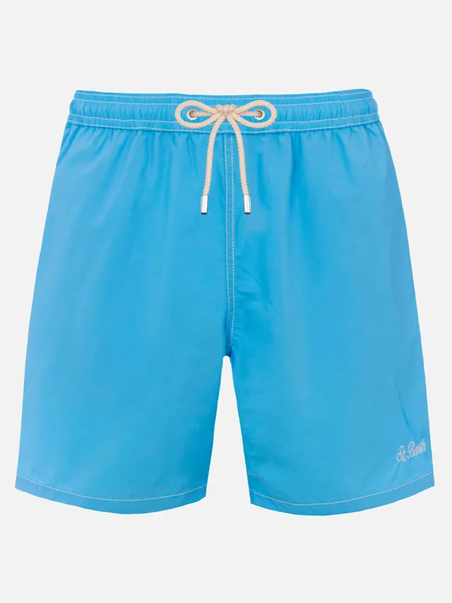 mc2-saint-barth-patmos-costume-boxer-uomo-celeste-seersucker-rapida-asciugatura image 1