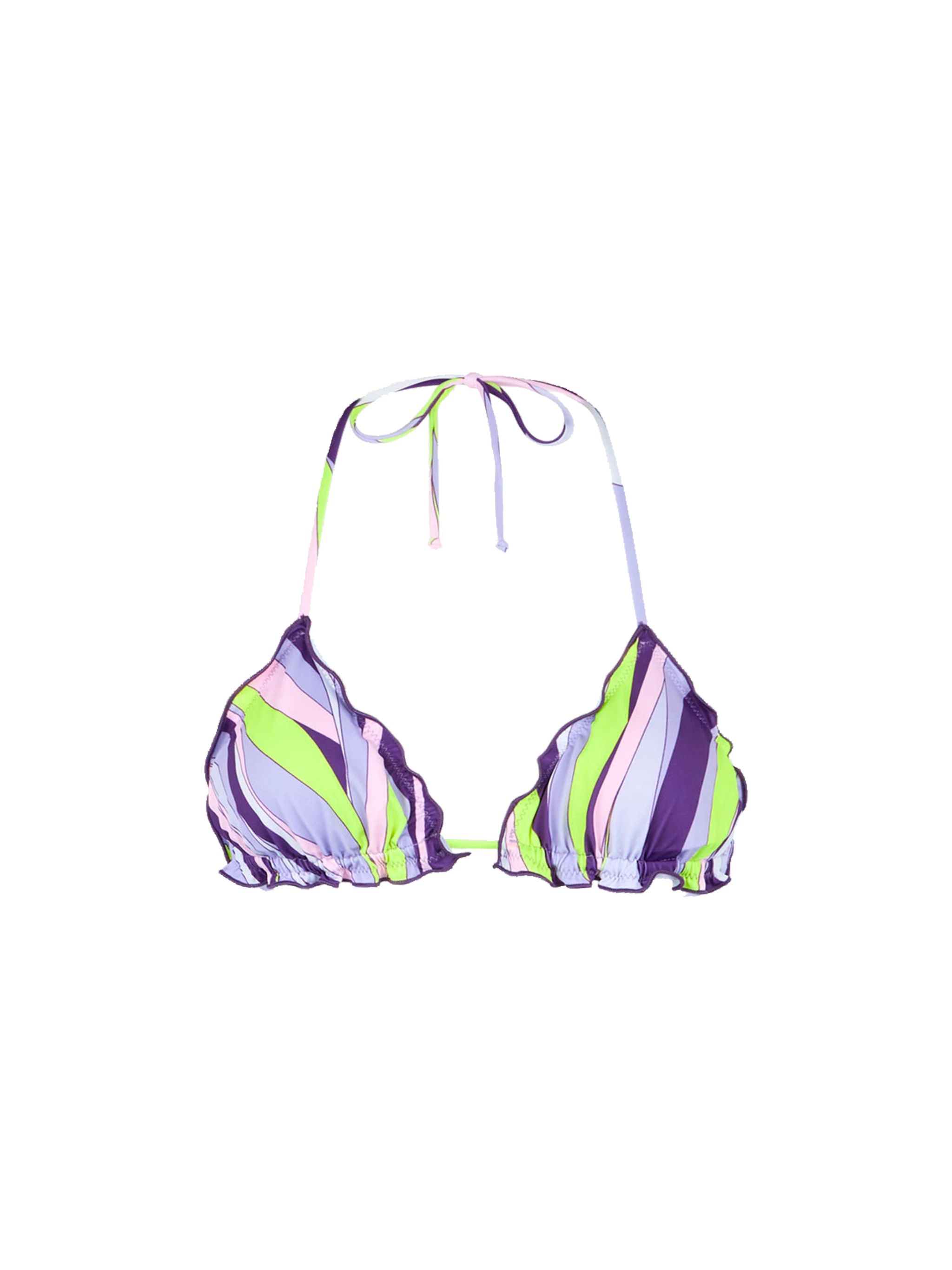 mc2-saint-barth-top-bikini-sagittarius-triangolo-con-rouche-e-stampa-shape-wave- image 1
