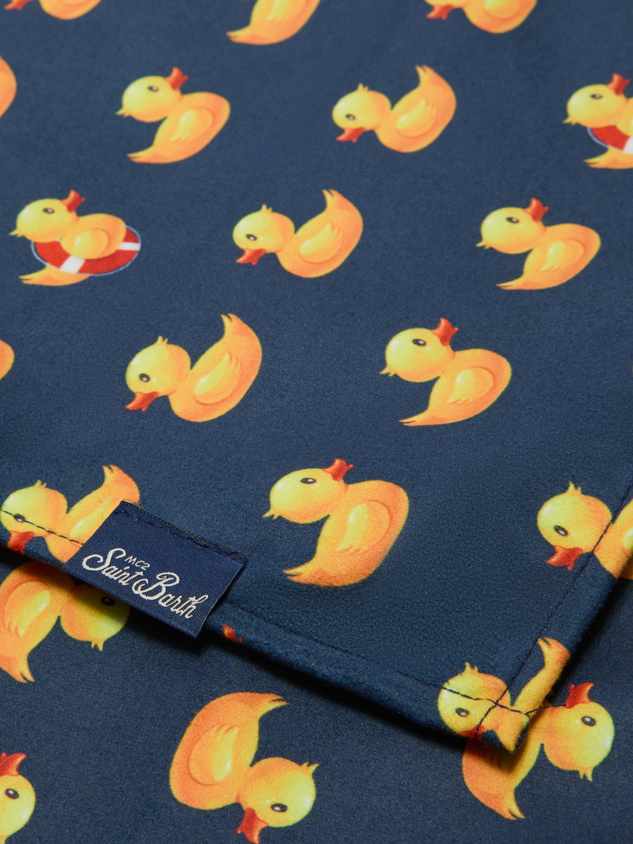 mc2-saint-barth-telo-mare-aidan-ducky-blu-navy-in-microfibra image 2