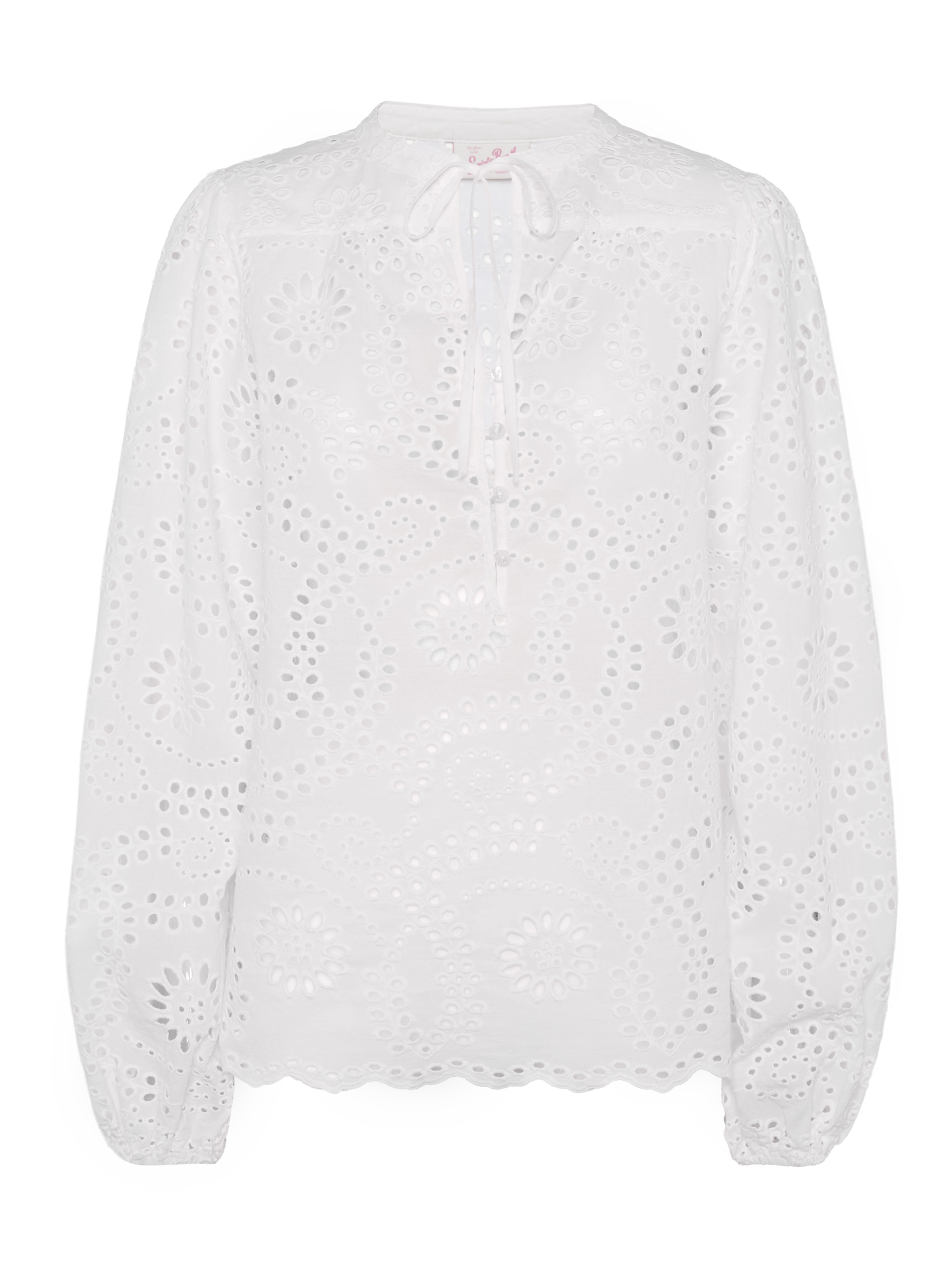 mc2-saint-barth-harper-blusa-in-sangallo-bianco-oversize-donna image 5