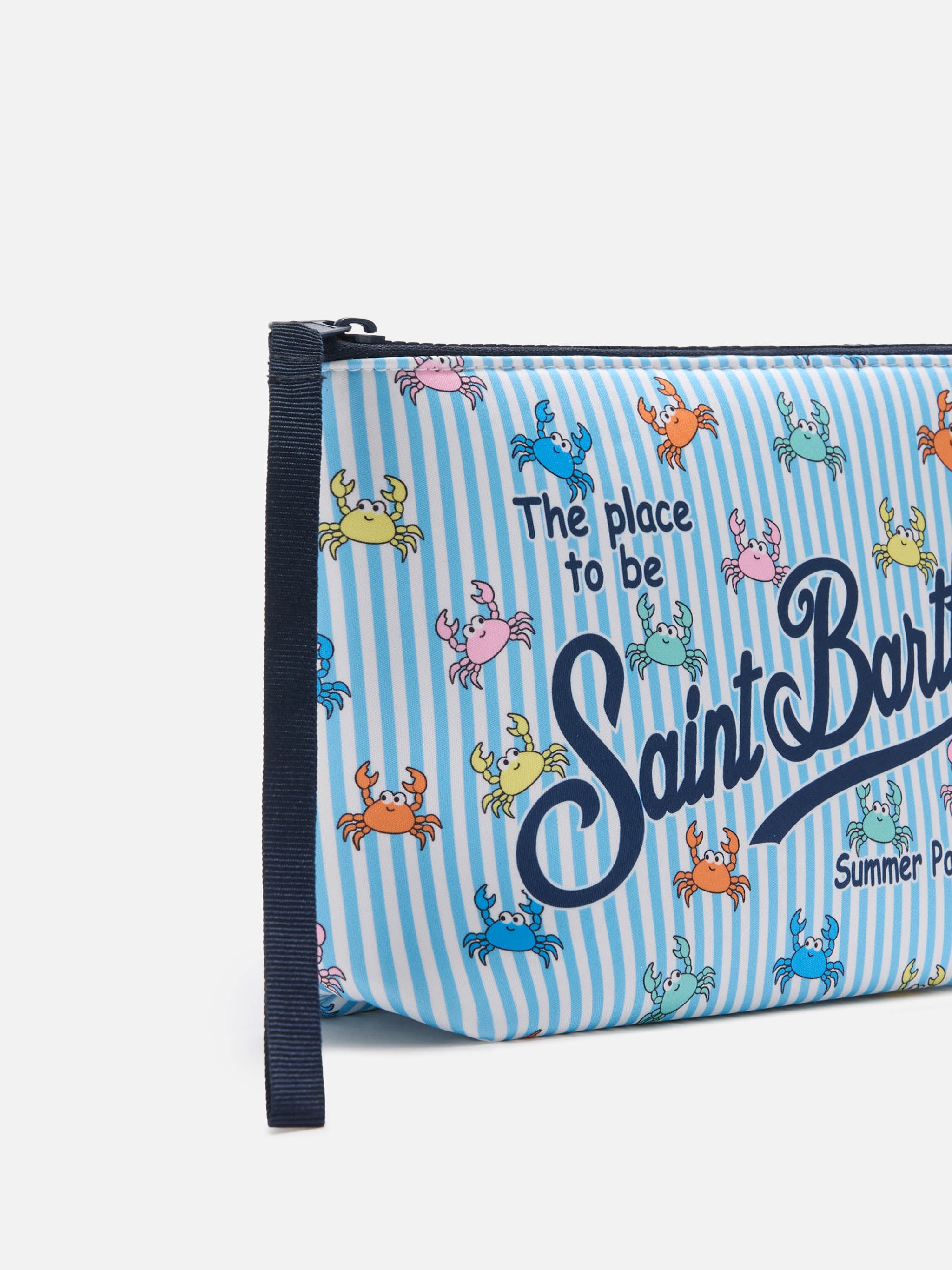 mc2-saint-barth-pochette-aline-scuba-righe-azzurre-stampa-granchietti image 2