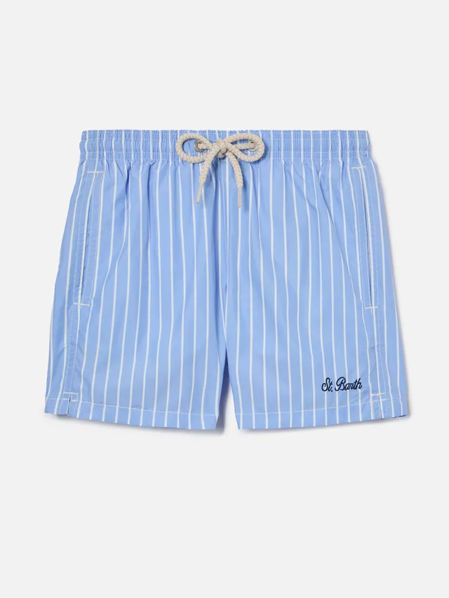 mc2-saint-barth-costume-jean-lighting-bambino-a-righe-azzurre-con-coulisse image 1