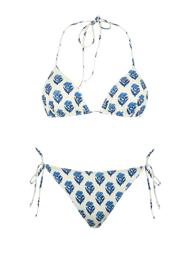 mc2-saint-barth-leah-virgo-bikini-triangolo-donna-stampa-jaipur-floreale image 1