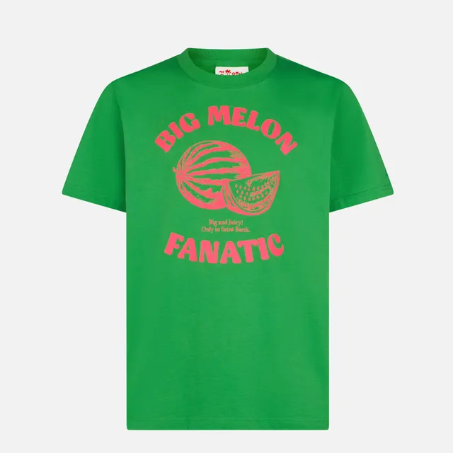 mc2-saint-barth-t-shirt-uomo-big-melon-fanatic-verde-cotone image 1