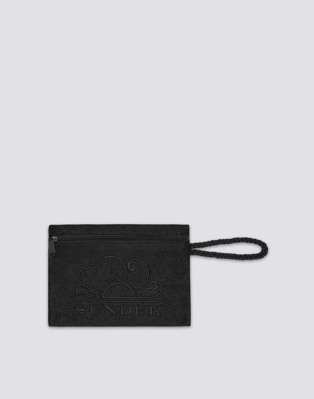 sundek-chin-clutch-bag-in-lurex-aw921ablu500 image 1