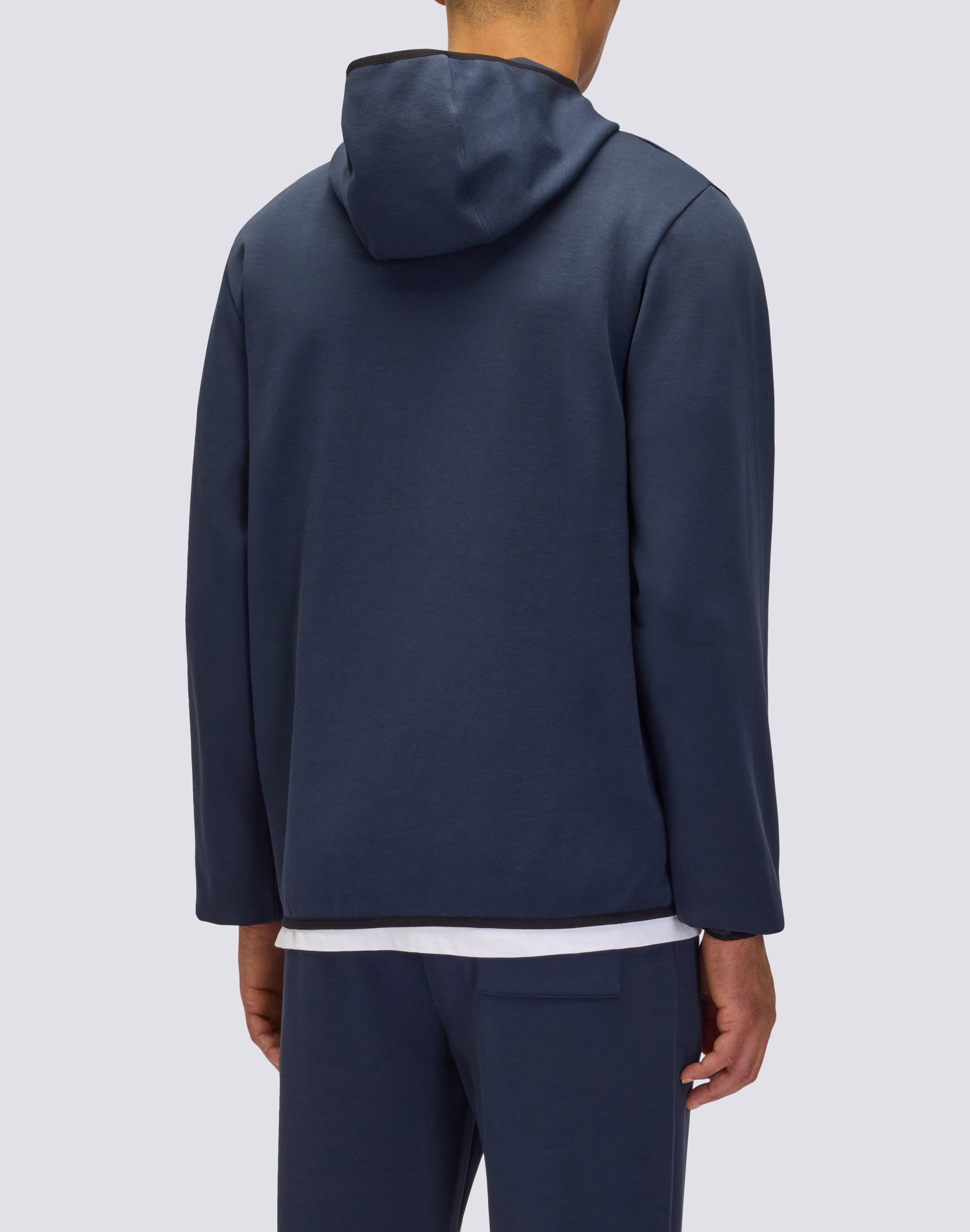 sundek-1958-felpa-uomo-con-cappuccio-full-zip-e-tricolore image 2