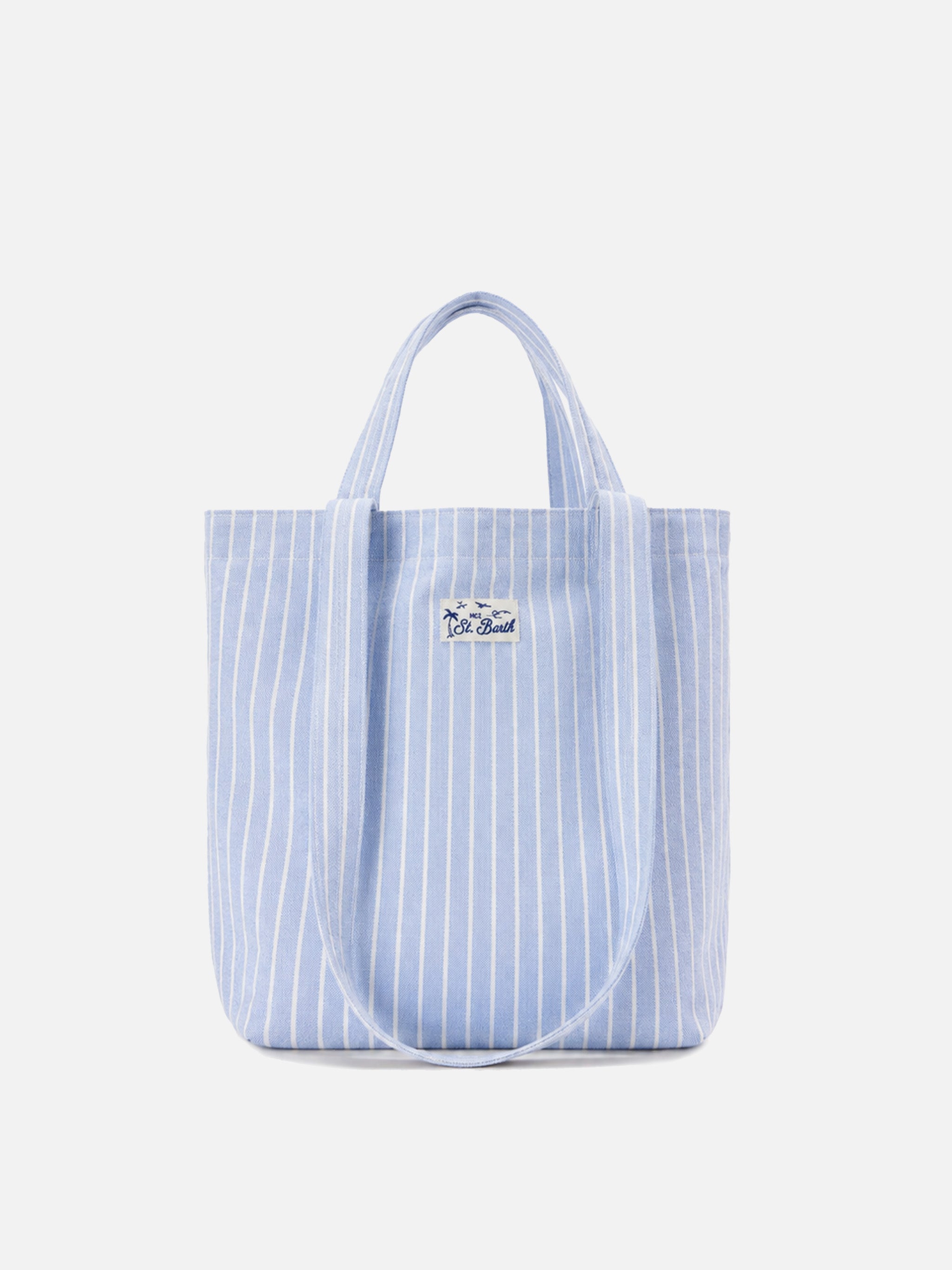 mc2-saint-barth-borsa-tote-essential-beach-in-cotone-a-righe-azzurre-e-bianche-m image 5