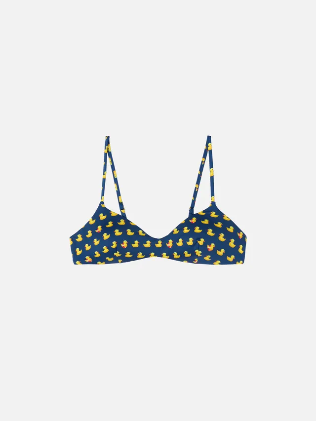 mc2-saint-barth-may-top-bralette-bikini-donna-blu-stampa-paperelle-scollo-profon image 1