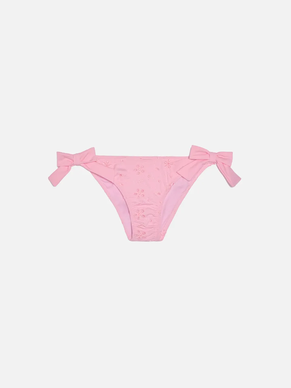 mc2-saint-barth-zippy-slip-mare-bambina-classico-sangallo-rosa image 1