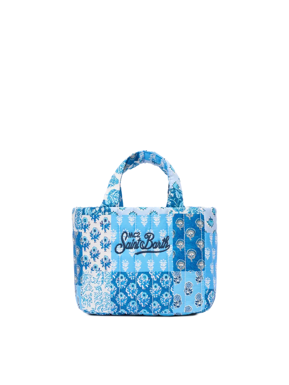 mc2-saint-barth-soft-tote-mini-bag-trapuntata-fiori-blu image 1