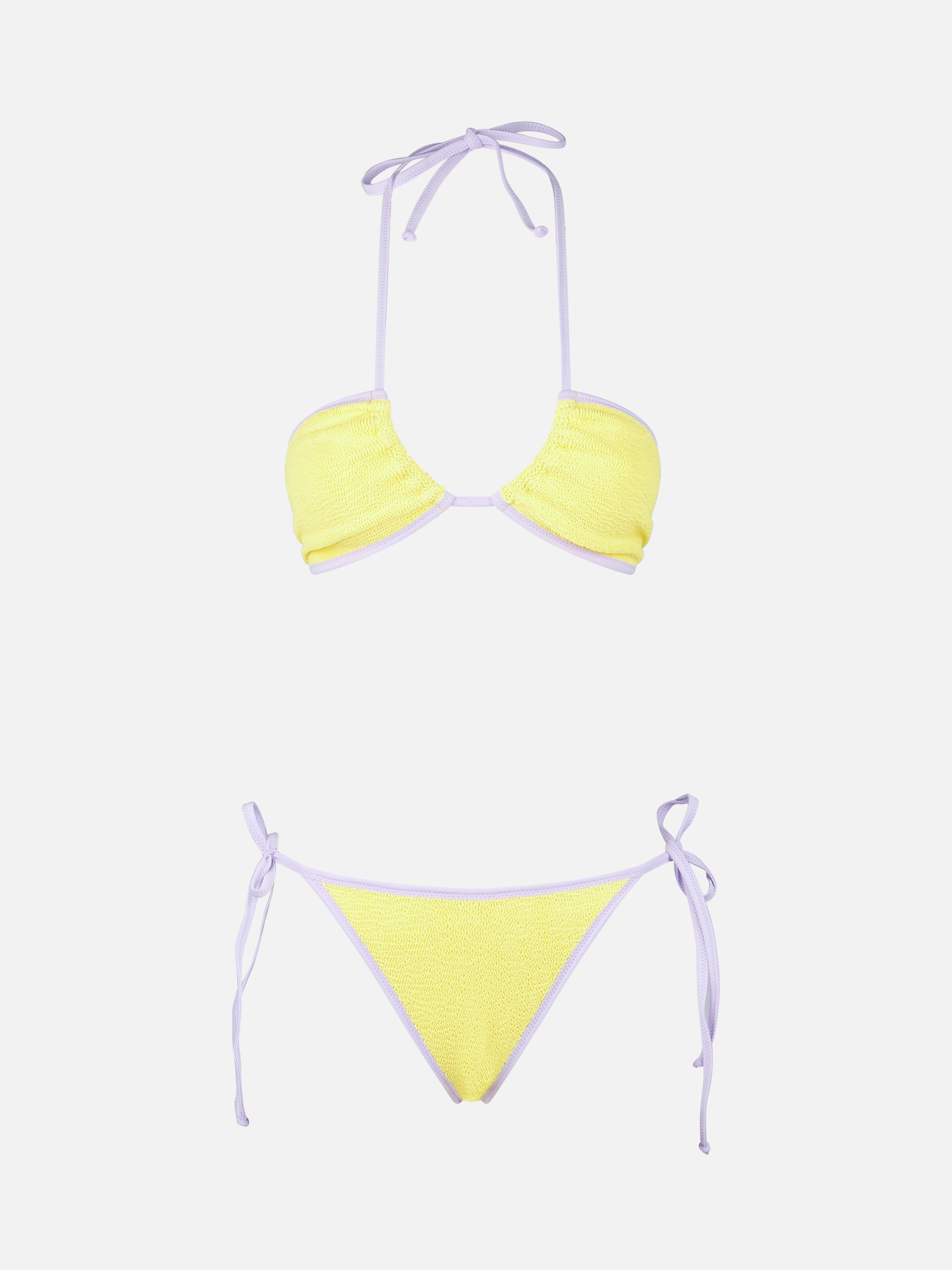 mc2-saint-barth-desiree-bikini-fascia-crinkle-giallo-special-edition image 1