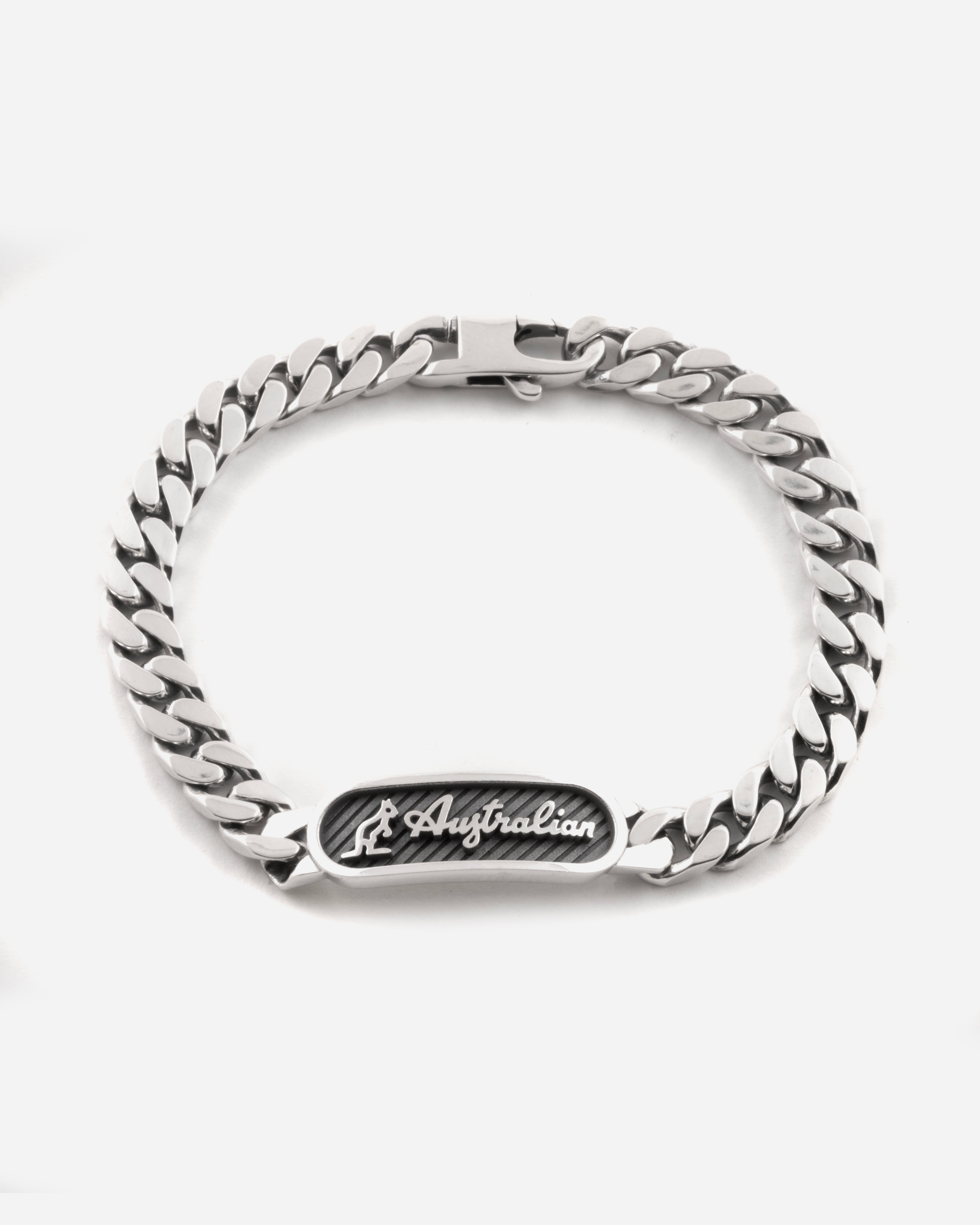 australian-essential-bracciale-targa-grumetta-silver image 1