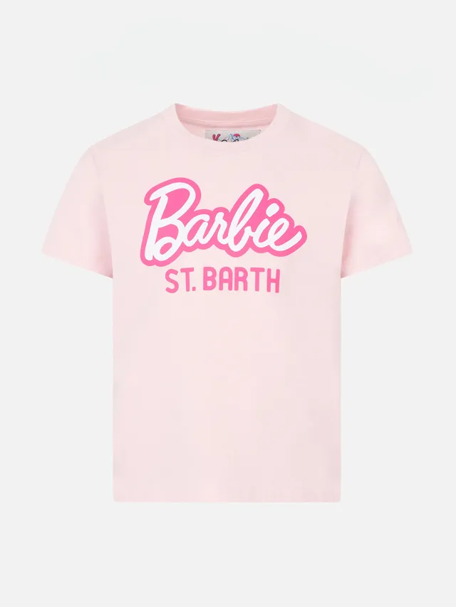 mc2-saint-barth-ecstasea-t-shirt-bambina-cotone-barbie-st-barth-rosa image 1
