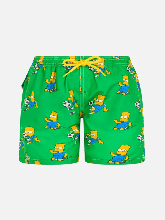 mc2-saint-barth-costume-bambino-jean-lighting-bart-simpsons-verde image 1